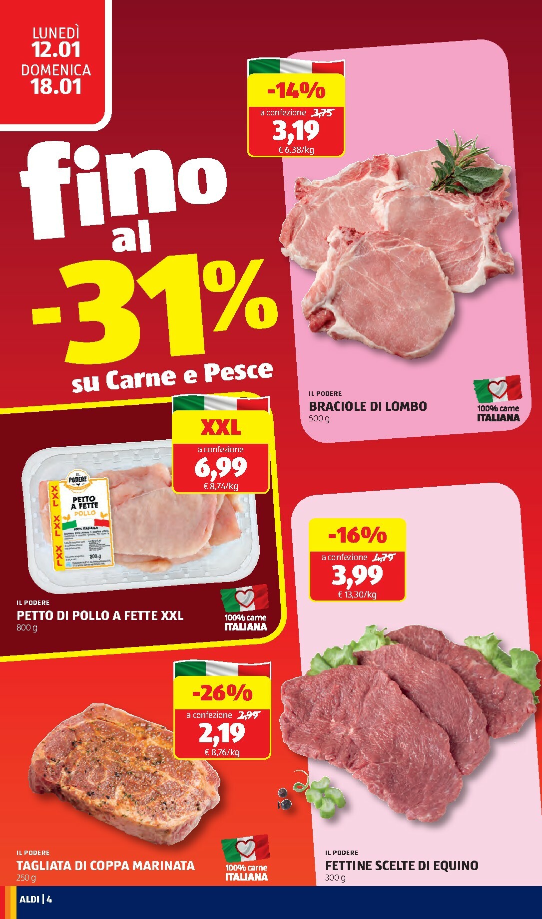aldi - Volantino ALDI valido dal 12/01 al 18/01 - page: 4
