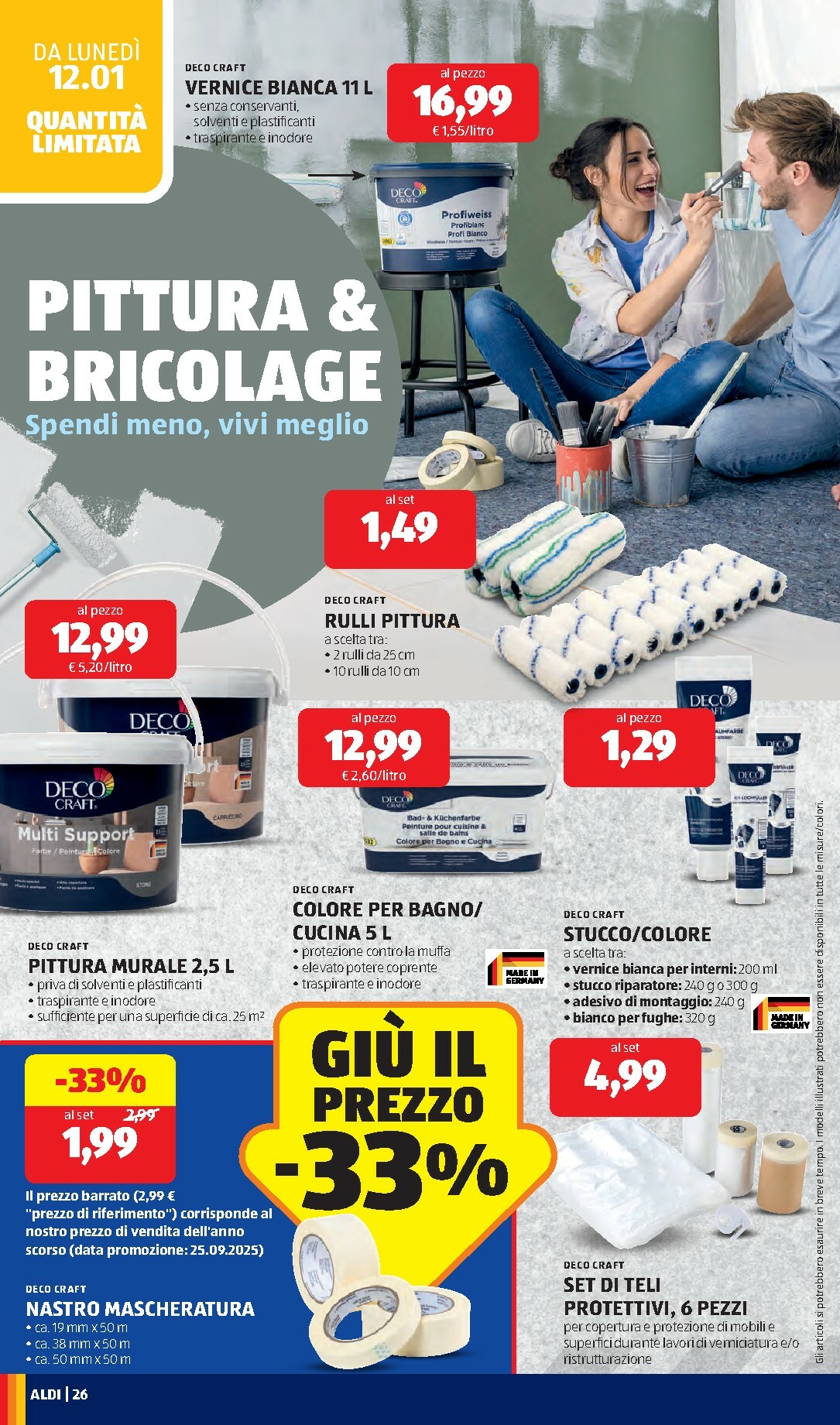 aldi - Volantino ALDI valido dal 12/01 al 18/01 - page: 26