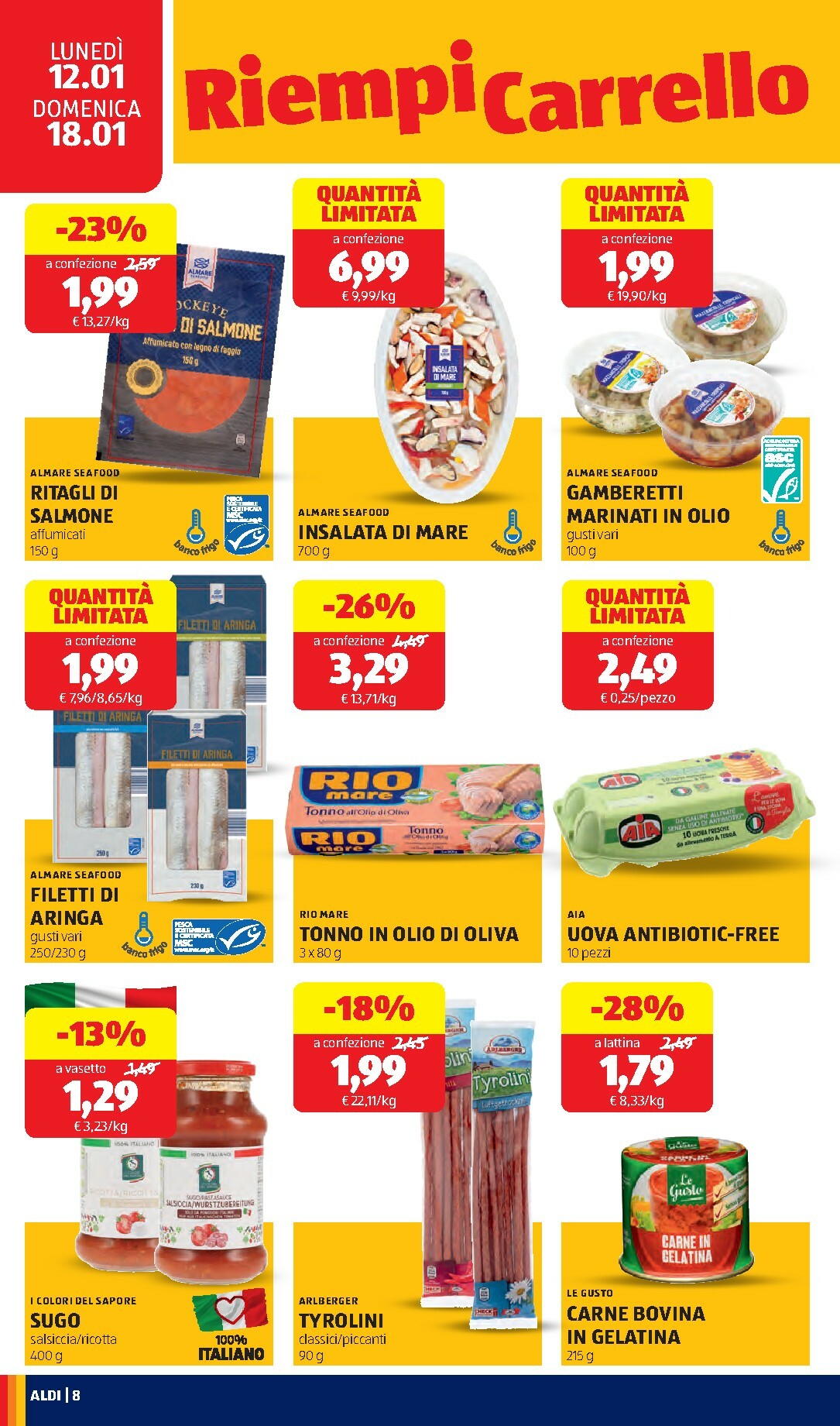 aldi - Volantino ALDI valido dal 12/01 al 18/01 - page: 8