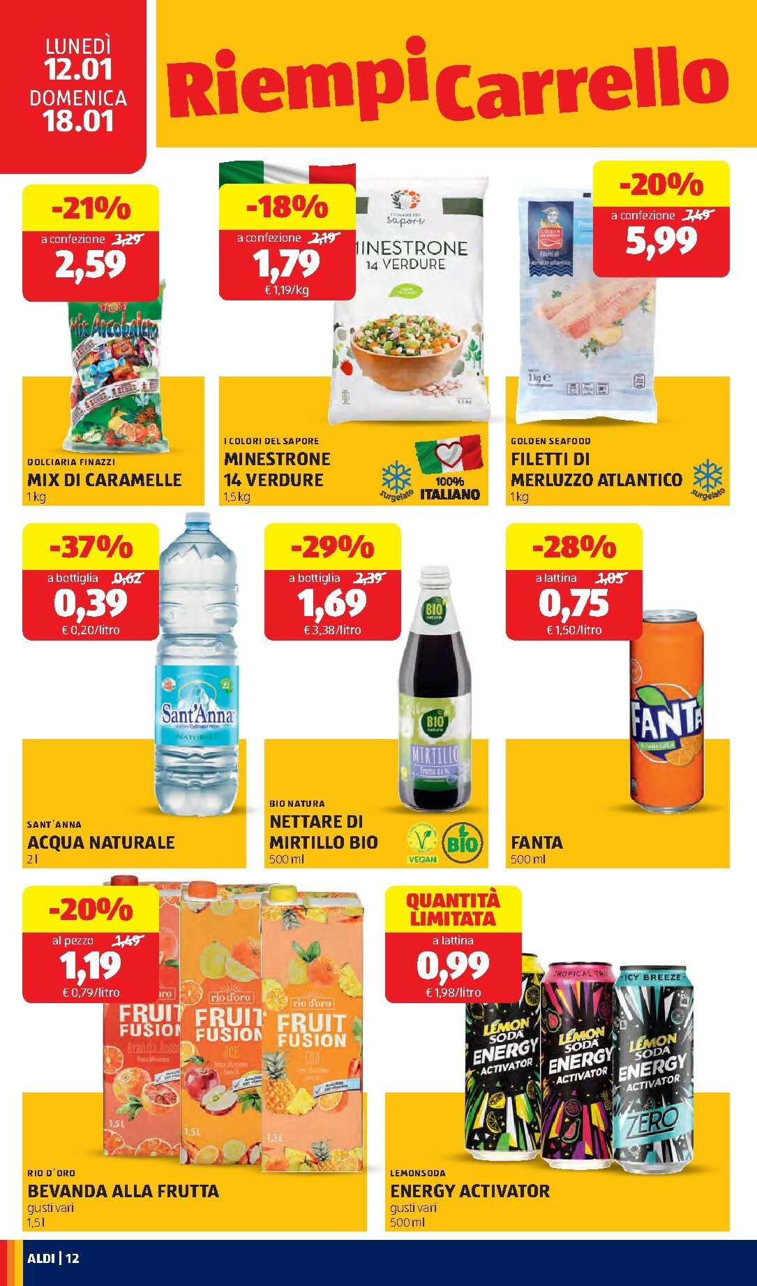 aldi - Volantino ALDI valido dal 12/01 al 18/01 - page: 12