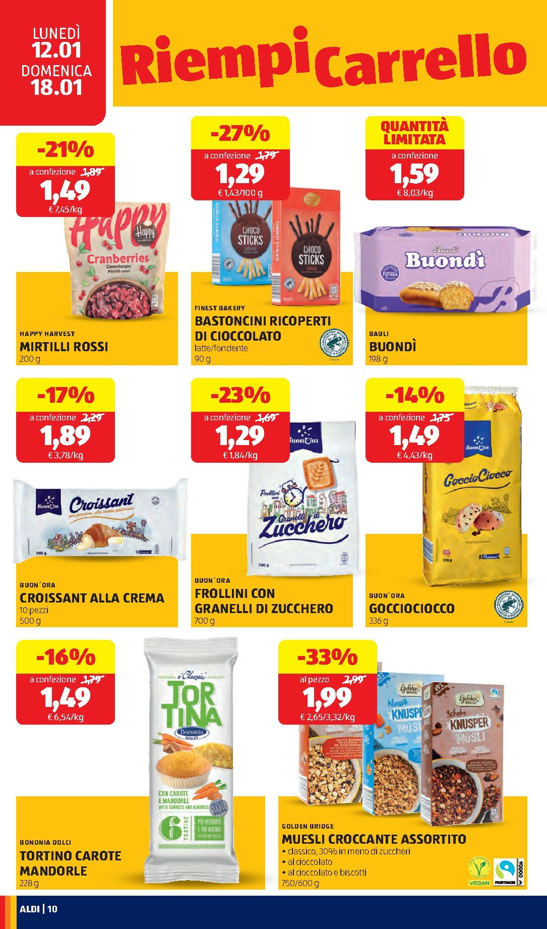 aldi - Volantino ALDI valido dal 12/01 al 18/01 - page: 10
