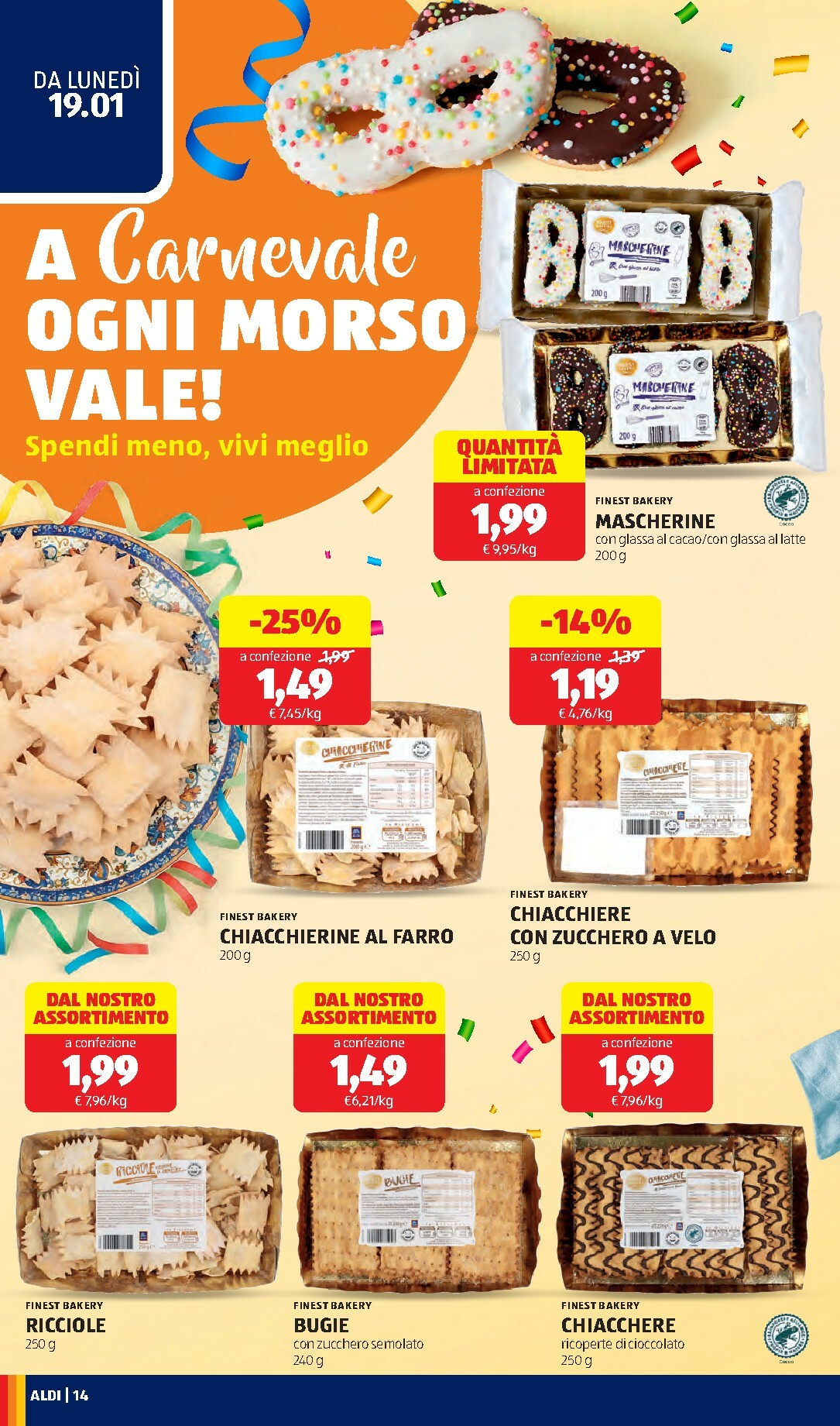 aldi - Volantino ALDI valido dal 19/01 al 25/01 - page: 14