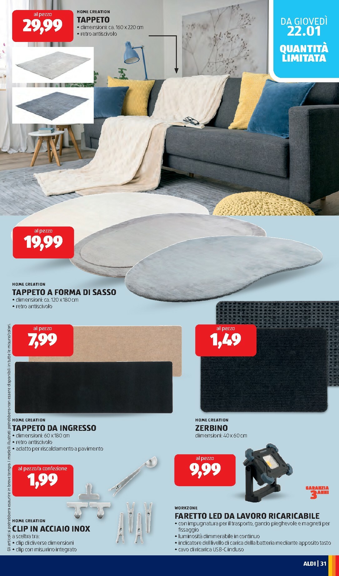 aldi - Volantino ALDI valido dal 19/01 al 25/01 - page: 31