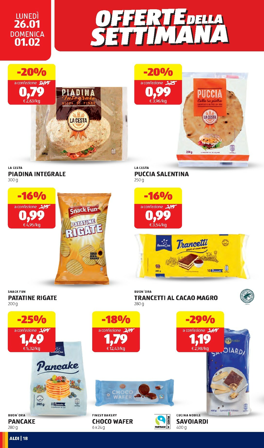 aldi - Volantino ALDI valido dal 26/01 al 01/02 - page: 18