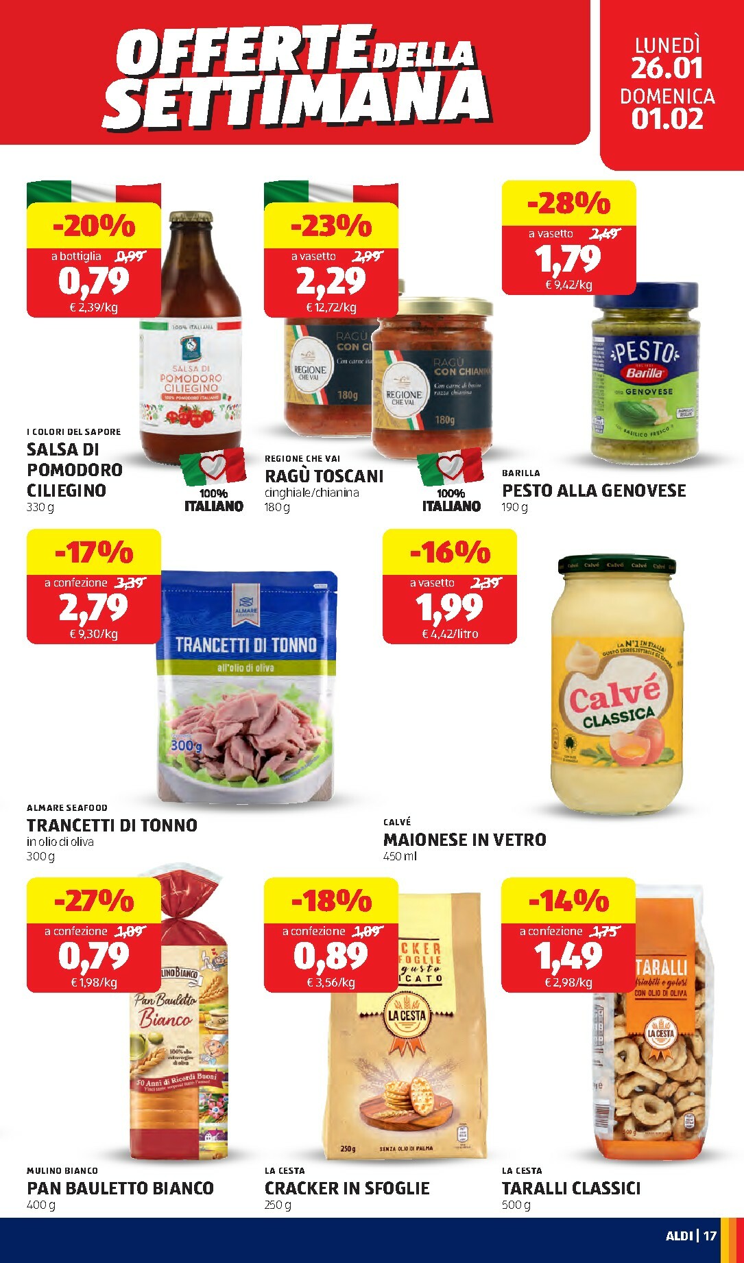 aldi - Volantino ALDI valido dal 26/01 al 01/02 - page: 17