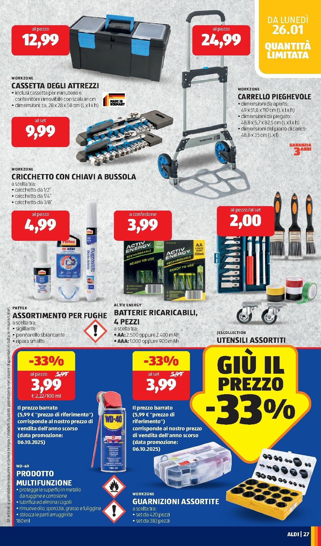 aldi - Volantino ALDI valido dal 26/01 al 01/02 - page: 27