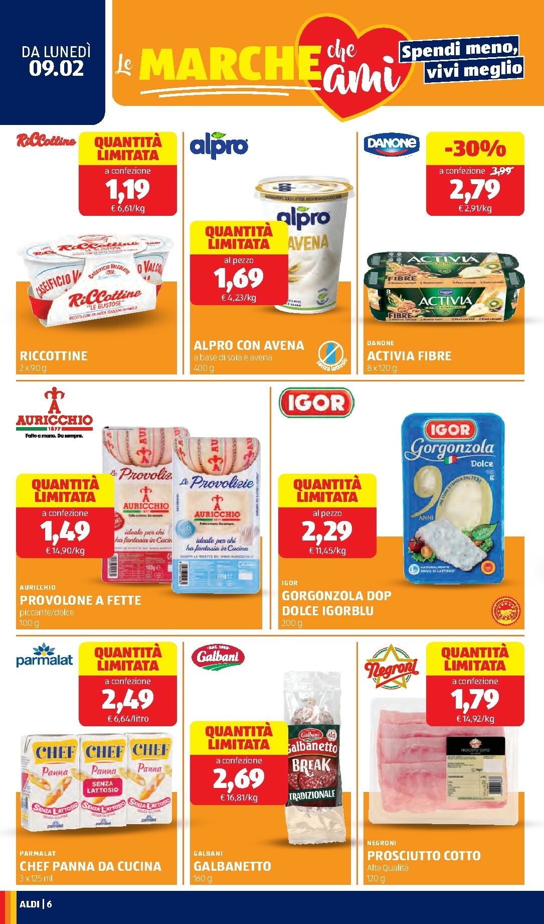 aldi - Volantino ALDI valido dal 09/02/2026 al 15/02/2026 - page: 6