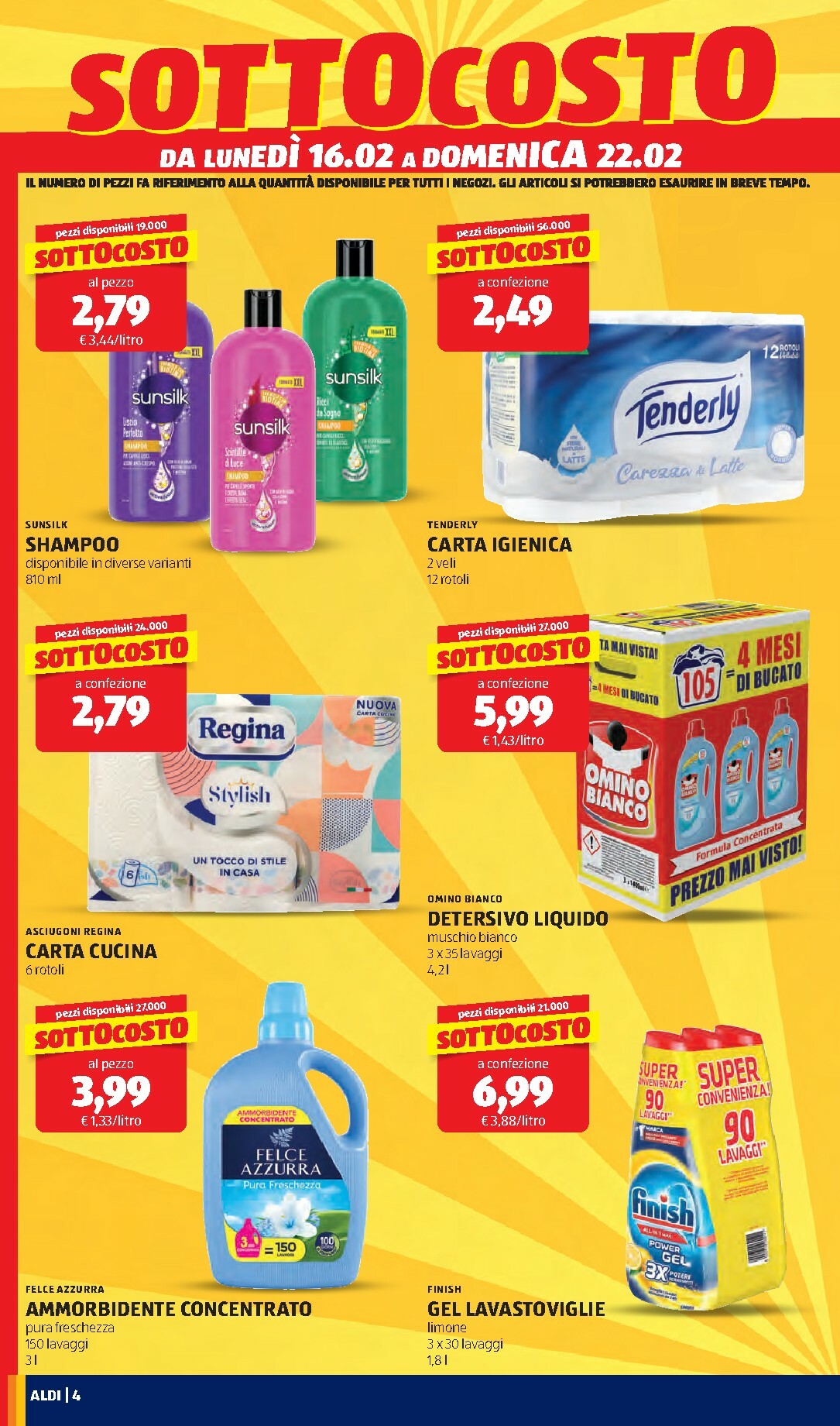 aldi - Volantino ALDI valido dal 16/02/2026 al 22/02/2026 - page: 4