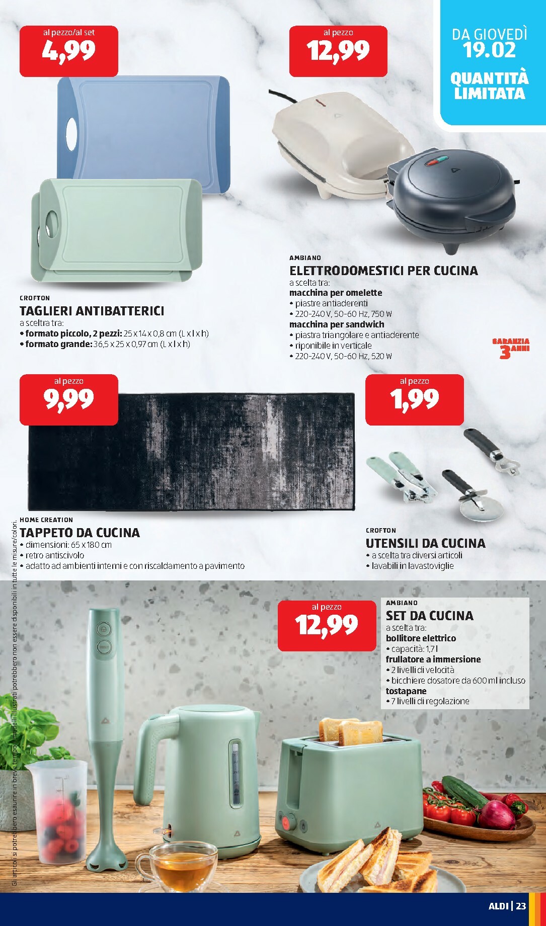 aldi - Volantino ALDI valido dal 16/02/2026 al 22/02/2026 - page: 23