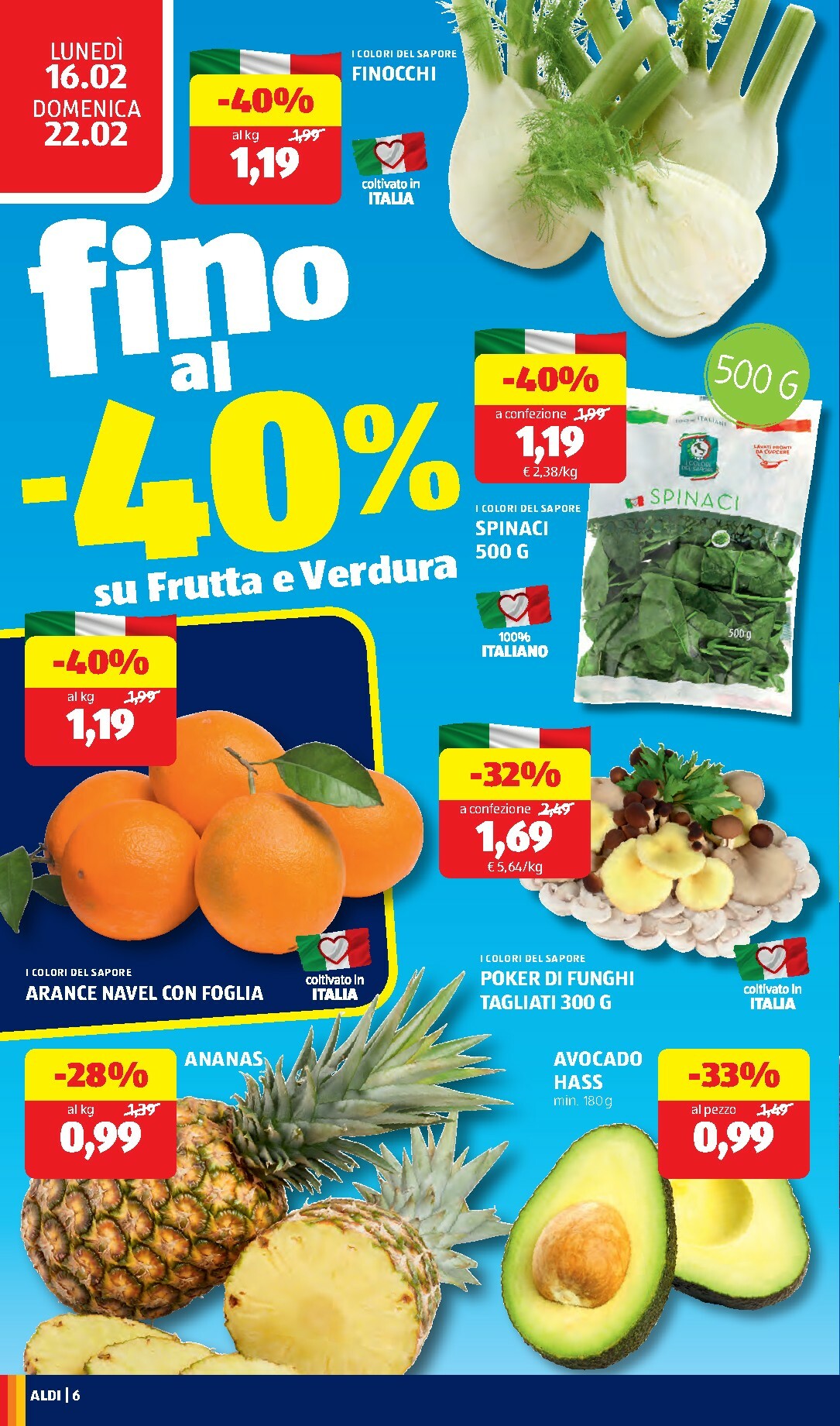 aldi - Volantino ALDI valido dal 16/02/2026 al 22/02/2026 - page: 6