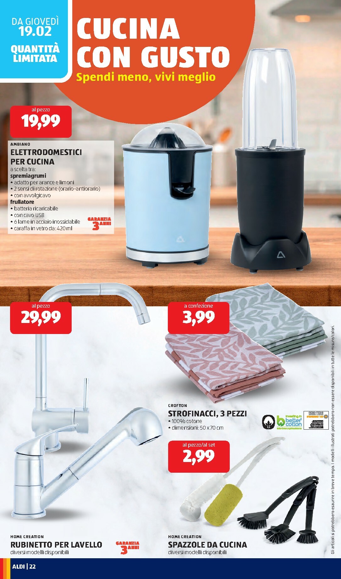 aldi - Volantino ALDI valido dal 16/02/2026 al 22/02/2026 - page: 22