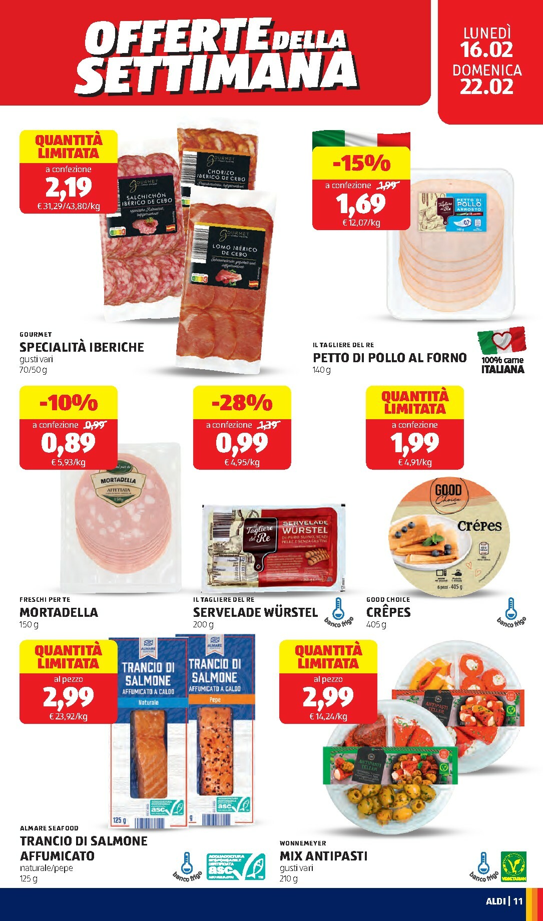 aldi - Volantino ALDI valido dal 16/02/2026 al 22/02/2026 - page: 11