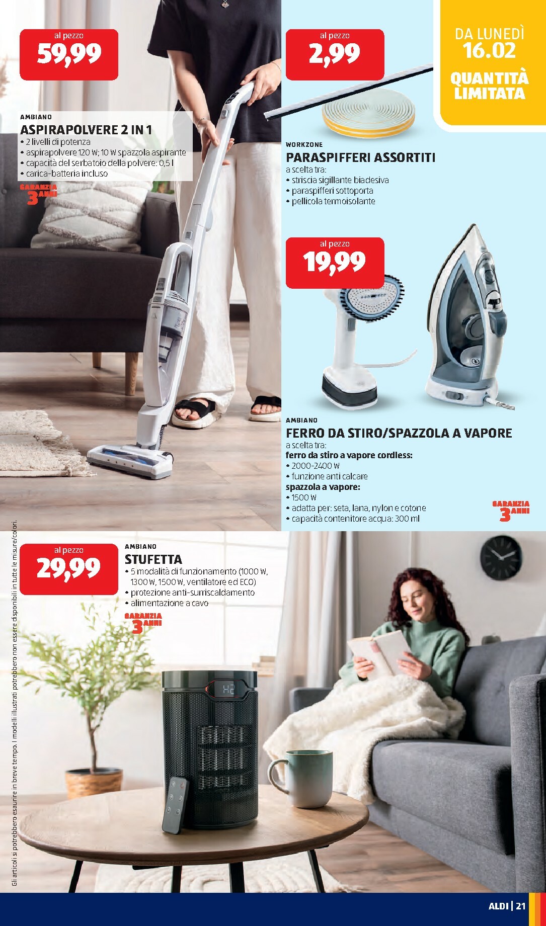 aldi - Volantino ALDI valido dal 16/02/2026 al 22/02/2026 - page: 21