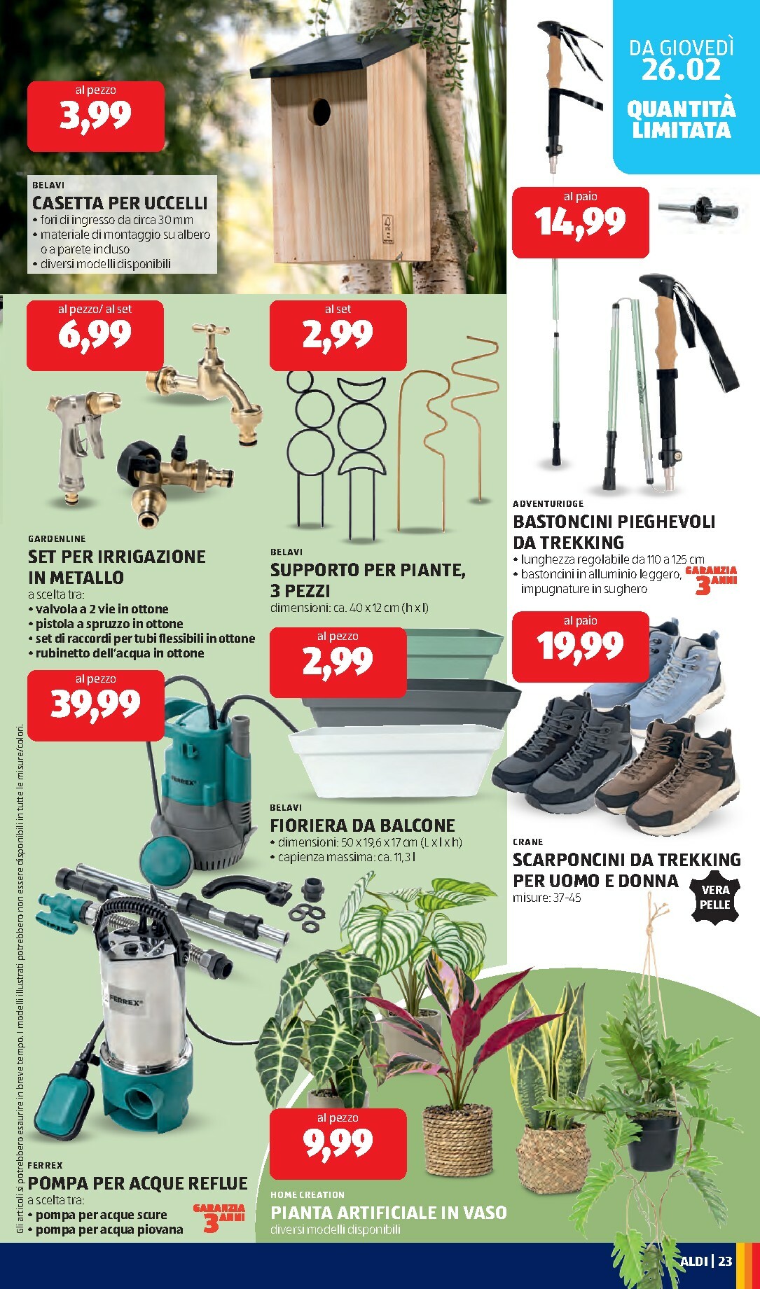 aldi - Volantino ALDI valido dal 23/02/2026 al 01/03/2026 - page: 23