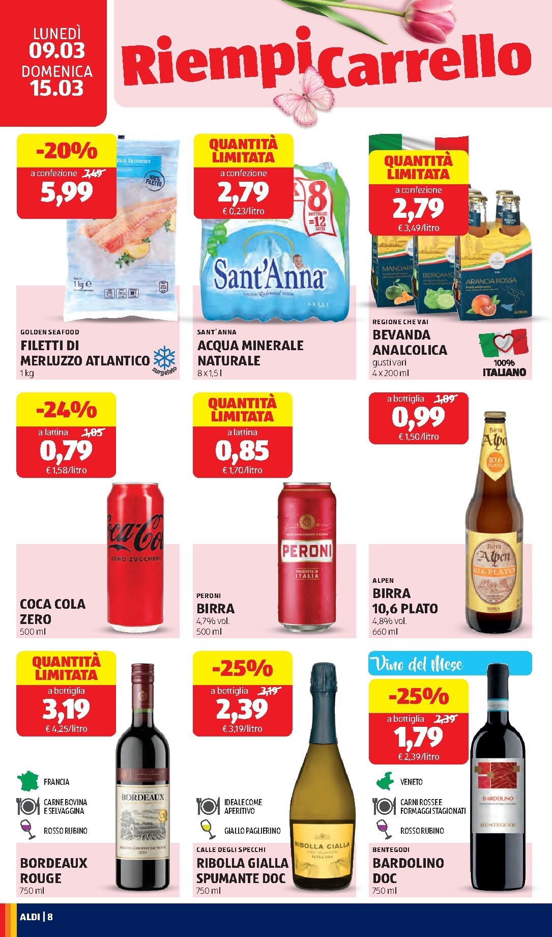 aldi - Volantino ALDI valido dal 09/03/2026 al 15/03/2026 - page: 8