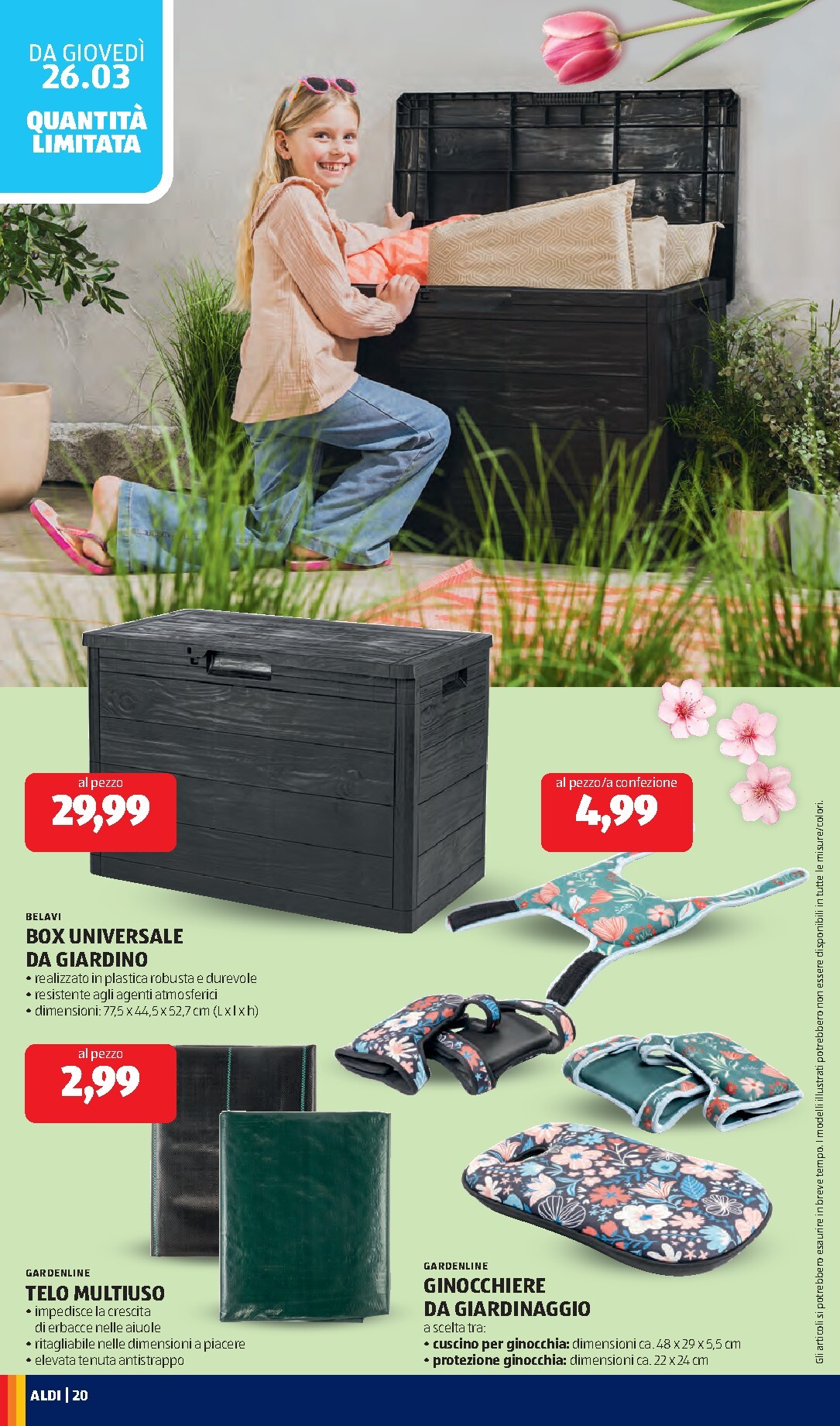 aldi - Volantino ALDI valido dal 23/03/2026 al 29/03/2026 - page: 20