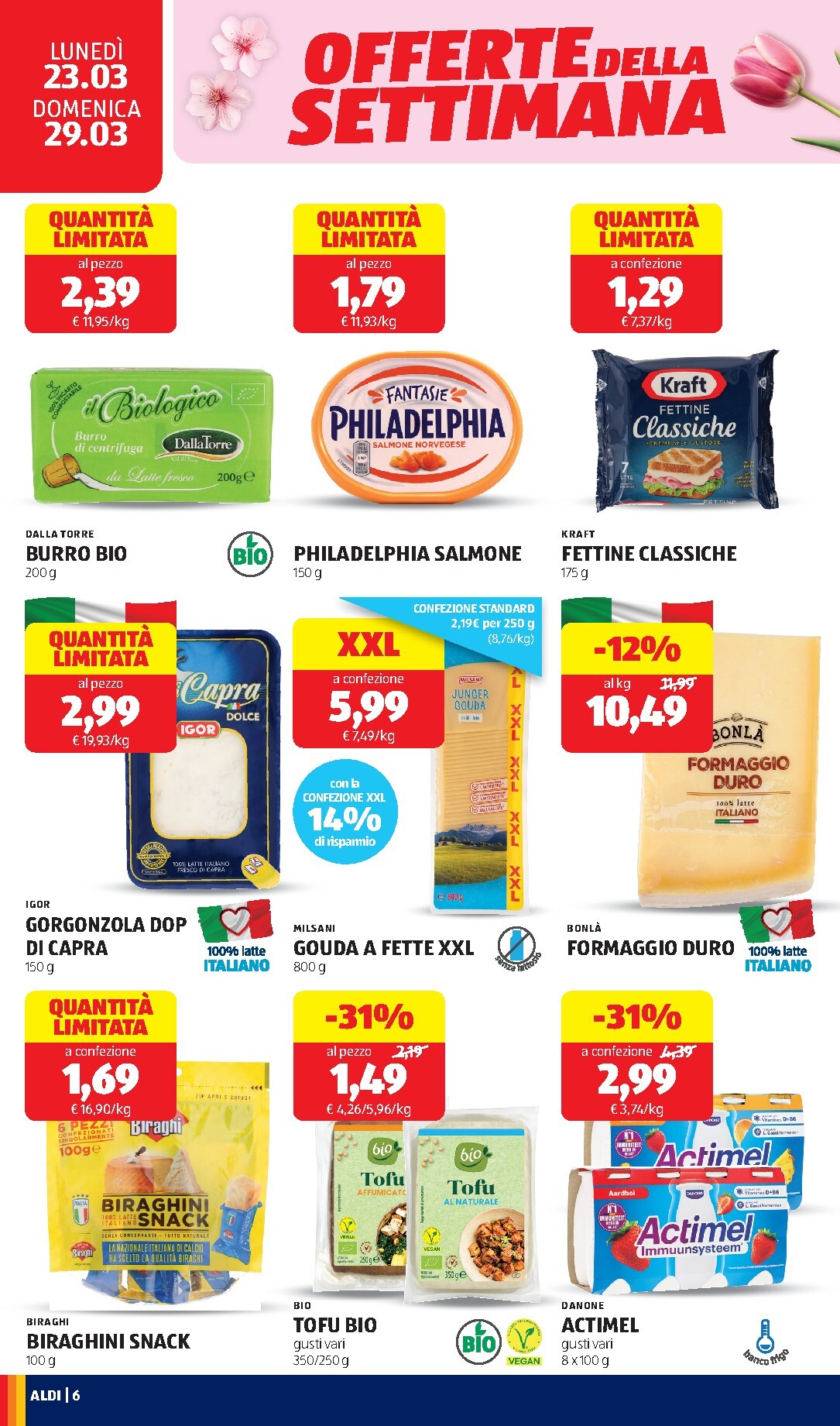 aldi - Volantino ALDI valido dal 23/03/2026 al 29/03/2026 - page: 6