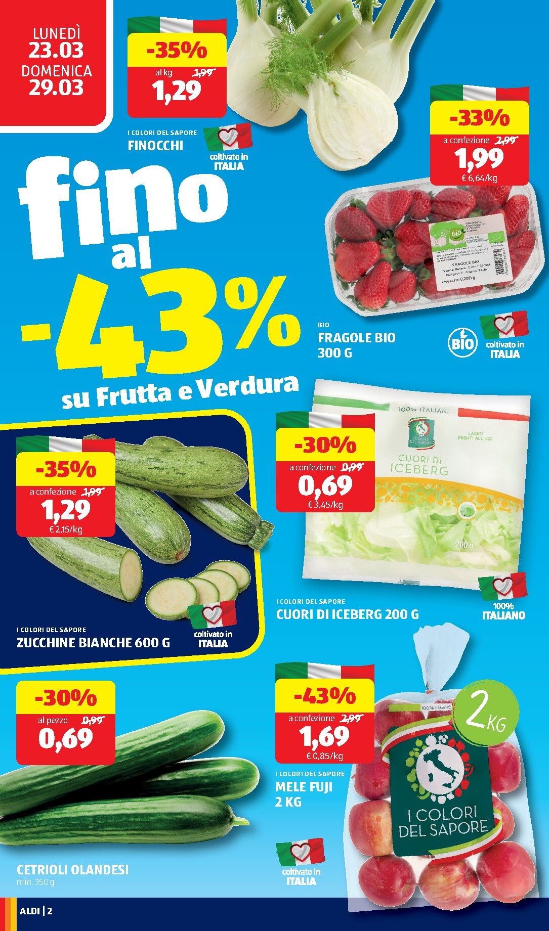 aldi - Volantino ALDI valido dal 23/03/2026 al 29/03/2026 - page: 2