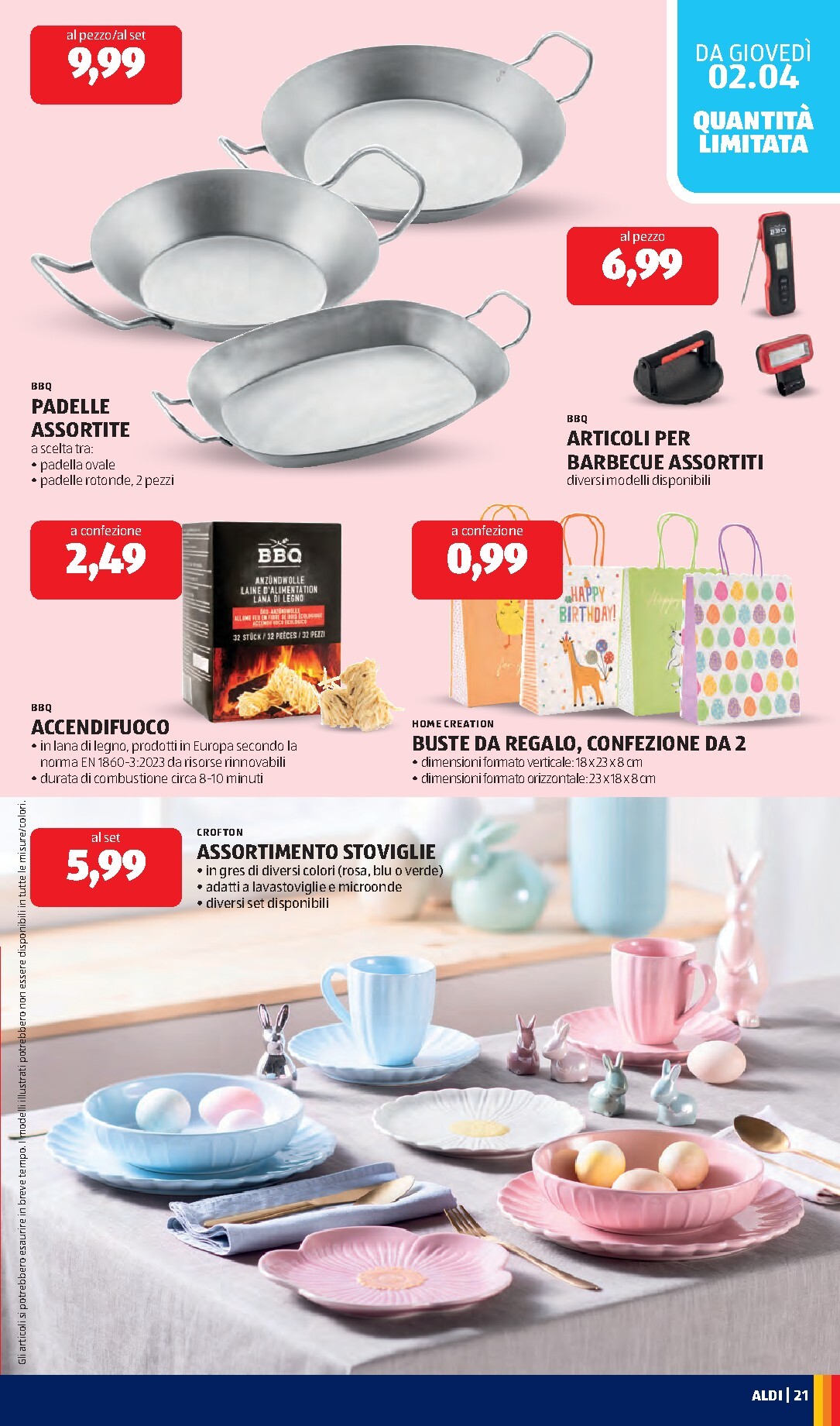 aldi - Volantino ALDI valido dal 30/03/2026 al 04/04/2026 - page: 21