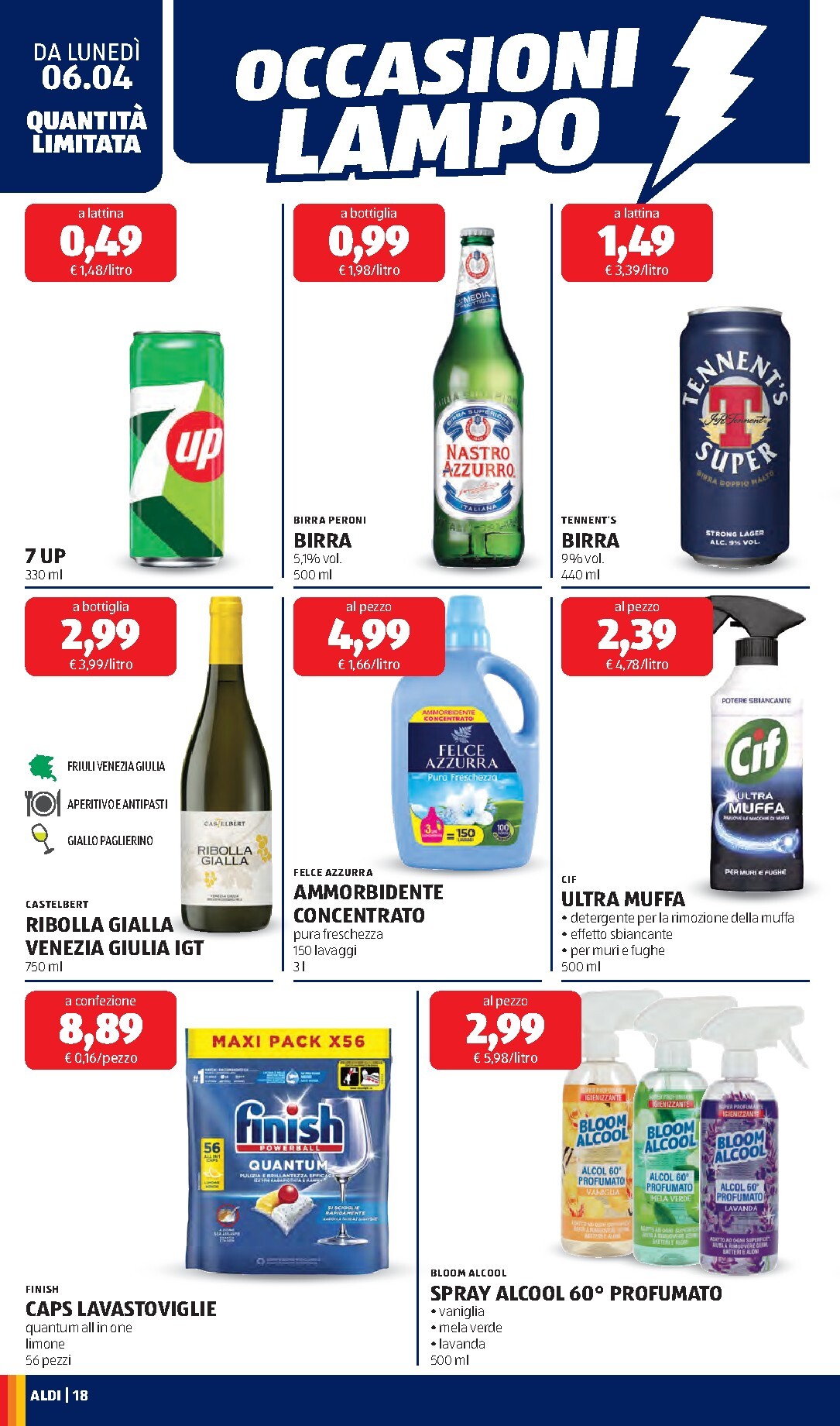 aldi - Volantino ALDI - Prezzi Bassi valido dal 06/04/2026 al 30/04/2026 - page: 18