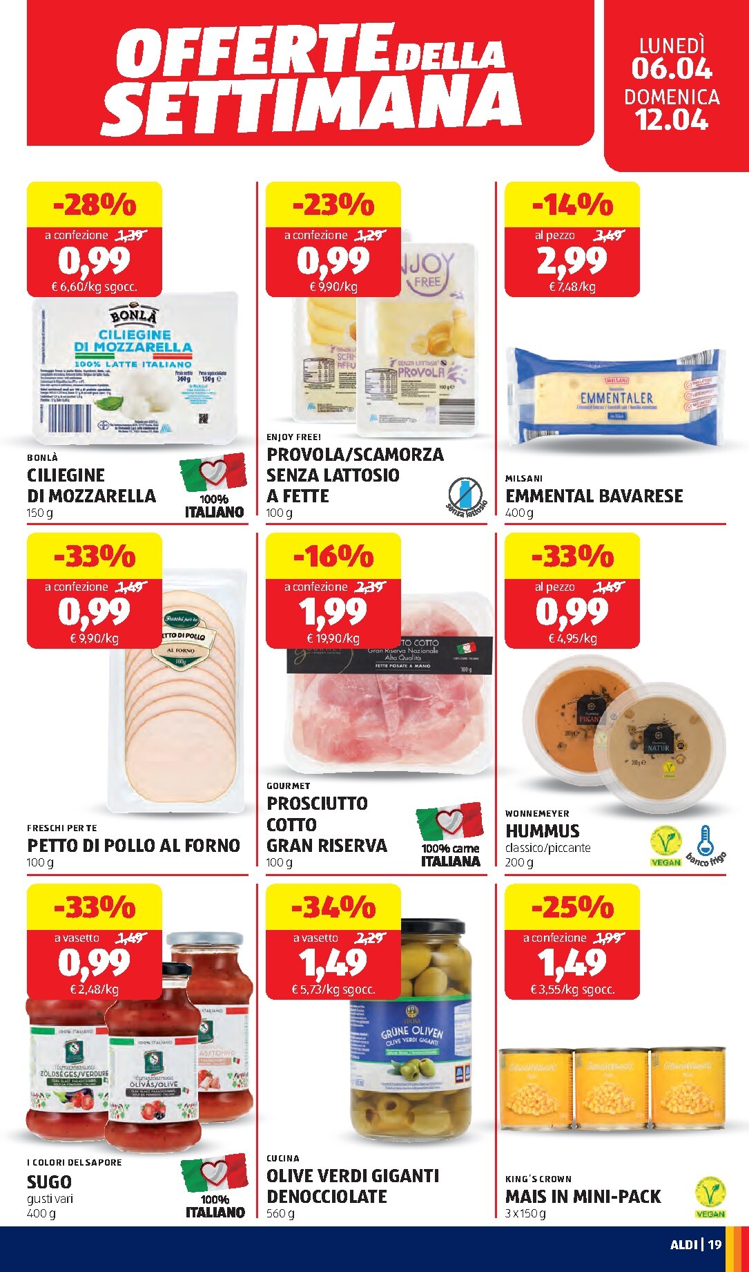 aldi - Volantino ALDI - Prezzi Bassi valido dal 06/04/2026 al 30/04/2026 - page: 19