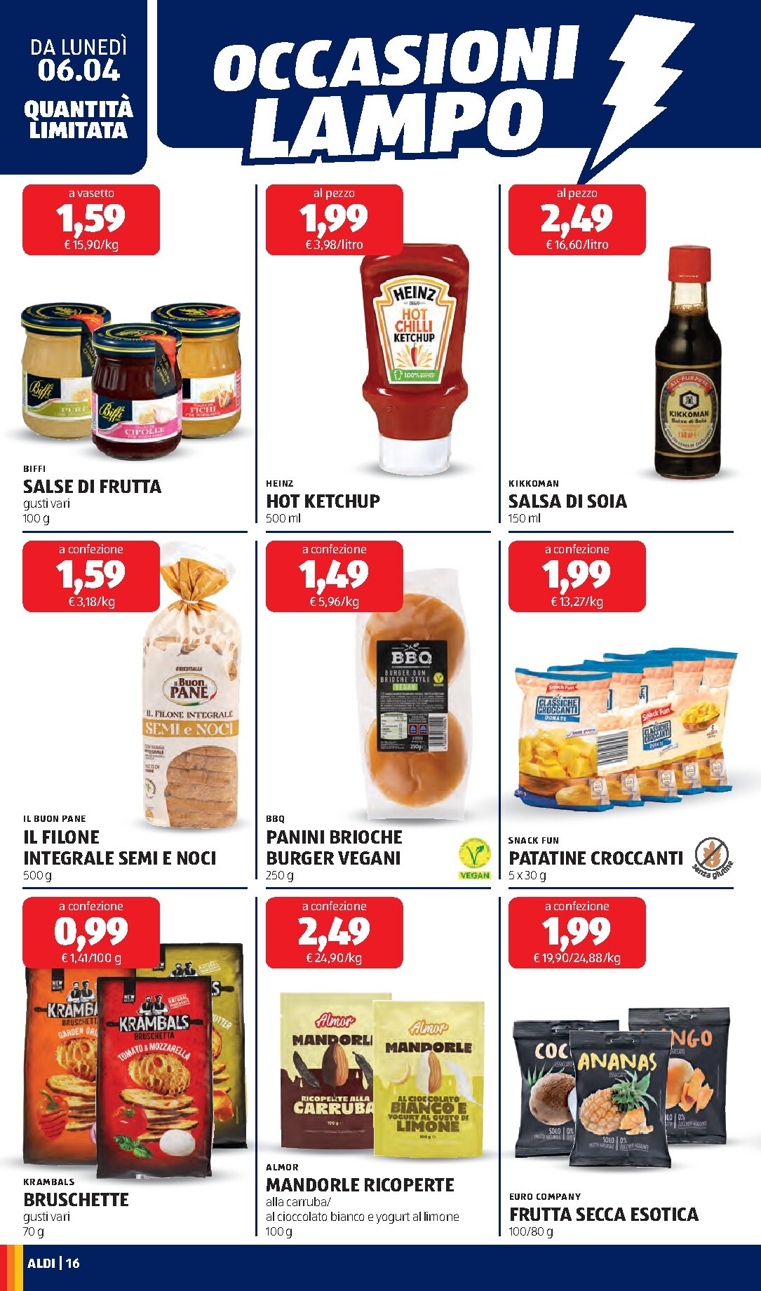 aldi - Volantino ALDI - Prezzi Bassi valido dal 06/04/2026 al 30/04/2026 - page: 16