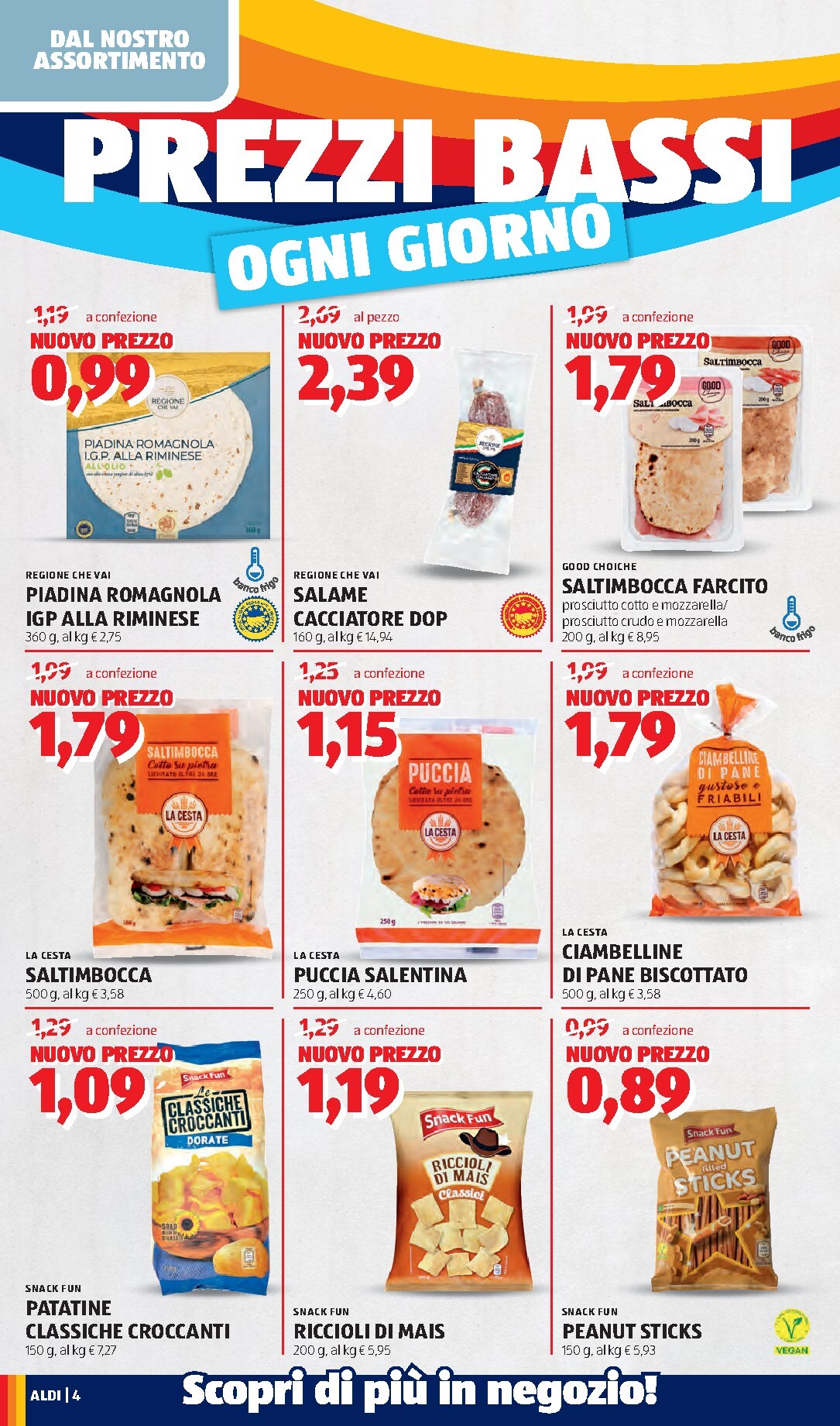 aldi - Volantino ALDI - Prezzi Bassi valido dal 06/04/2026 al 30/04/2026 - page: 4