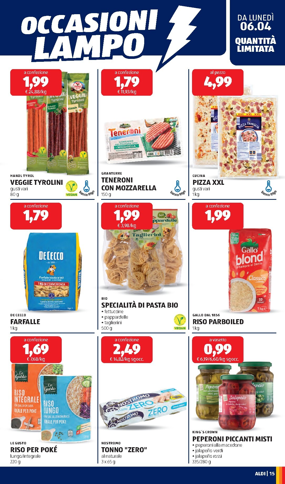 aldi - Volantino ALDI - Prezzi Bassi valido dal 06/04/2026 al 30/04/2026 - page: 15