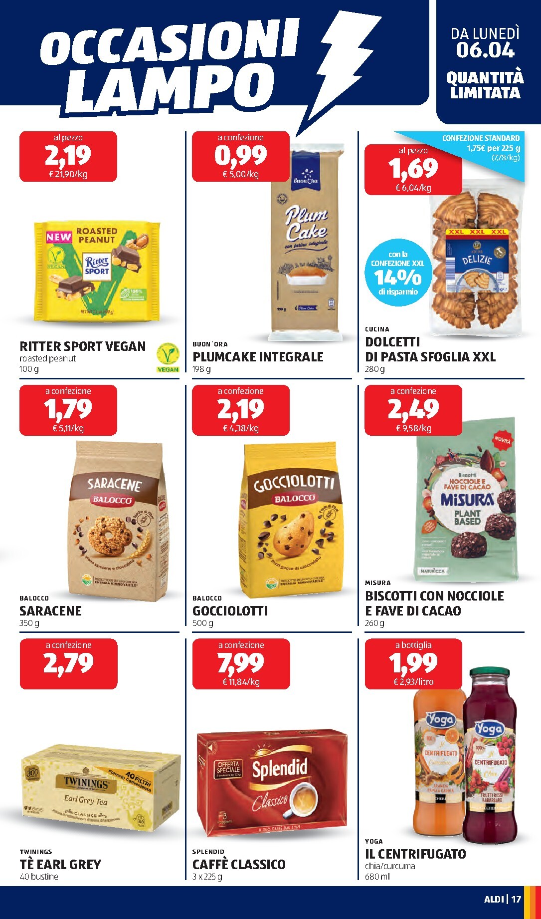 aldi - Volantino ALDI - Prezzi Bassi valido dal 06/04/2026 al 30/04/2026 - page: 17