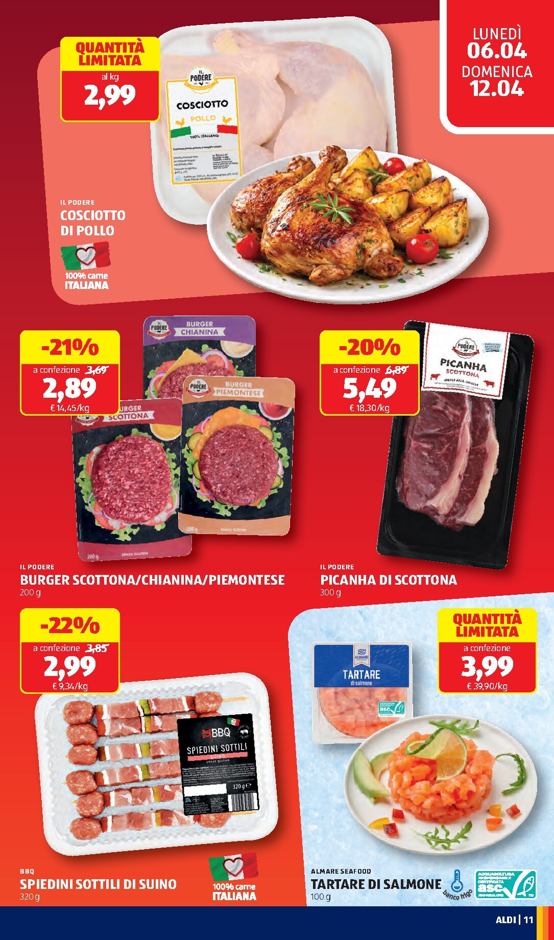 aldi - Volantino ALDI - Prezzi Bassi valido dal 06/04/2026 al 30/04/2026 - page: 11