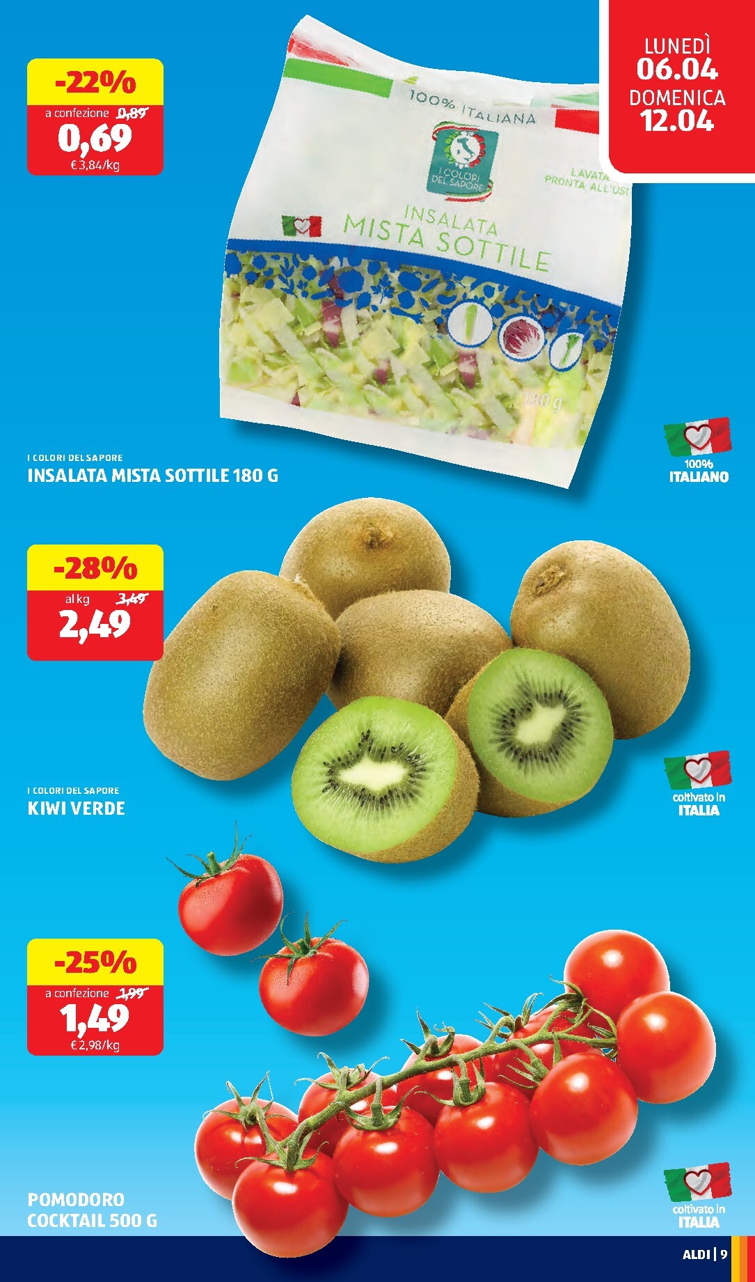 aldi - Volantino ALDI - Prezzi Bassi valido dal 06/04/2026 al 30/04/2026 - page: 9