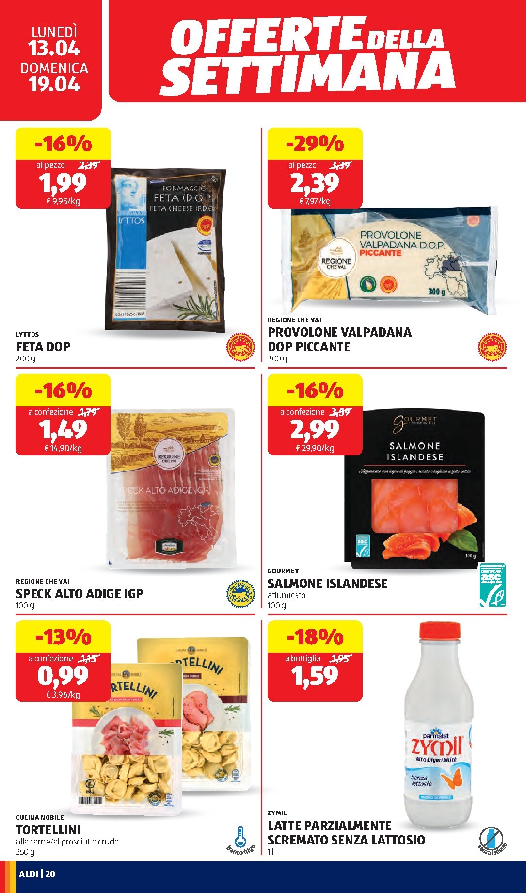 aldi - Volantino ALDI valido dal 13/04/2026 al 19/04/2026 - page: 20
