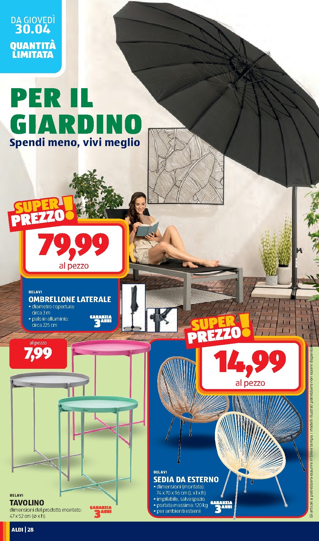 aldi - Volantino ALDI per la prossima settimana dal lunedì 27/04/2026 al domenica 03/05/2026 - page: 28