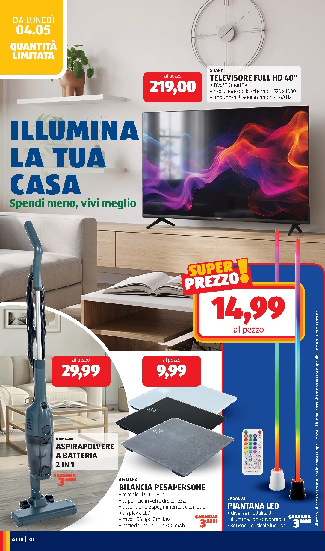 aldi - Volantino ALDI per la prossima settimana dal lunedì 04/05/2026 al domenica 10/05/2026 - page: 30