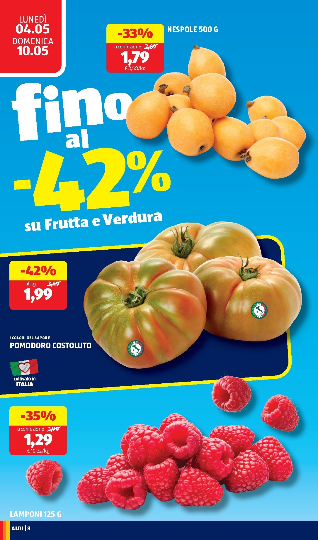 aldi - Volantino ALDI per la prossima settimana dal lunedì 04/05/2026 al domenica 10/05/2026 - page: 8