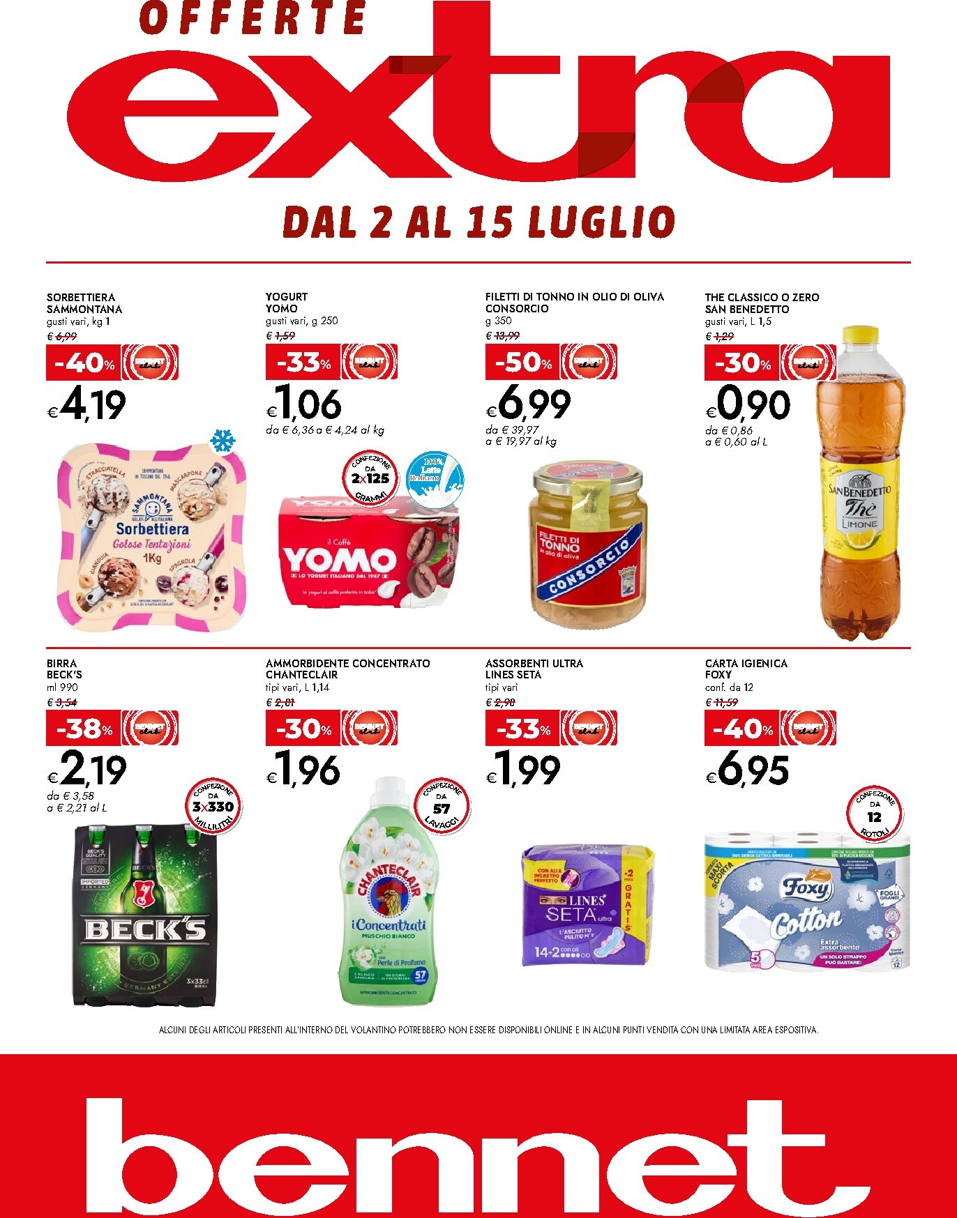 bennet - Volantino attuale di Bennet - Offerte extra valido dal giovedì 02/07/2026 al mercoledì 15/07/2026