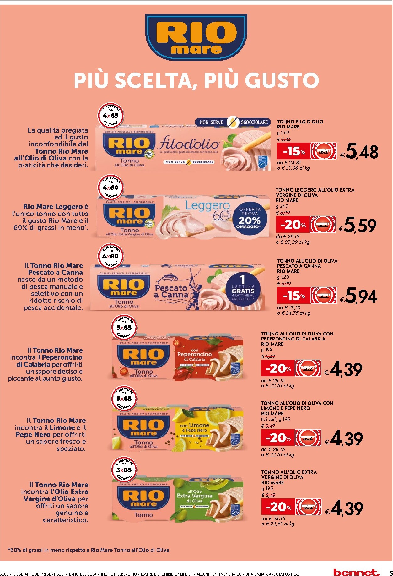 bennet - Volantino attuale di Bennet - Offerte extra valido dal giovedì 02/07/2026 al mercoledì 15/07/2026 - page: 5