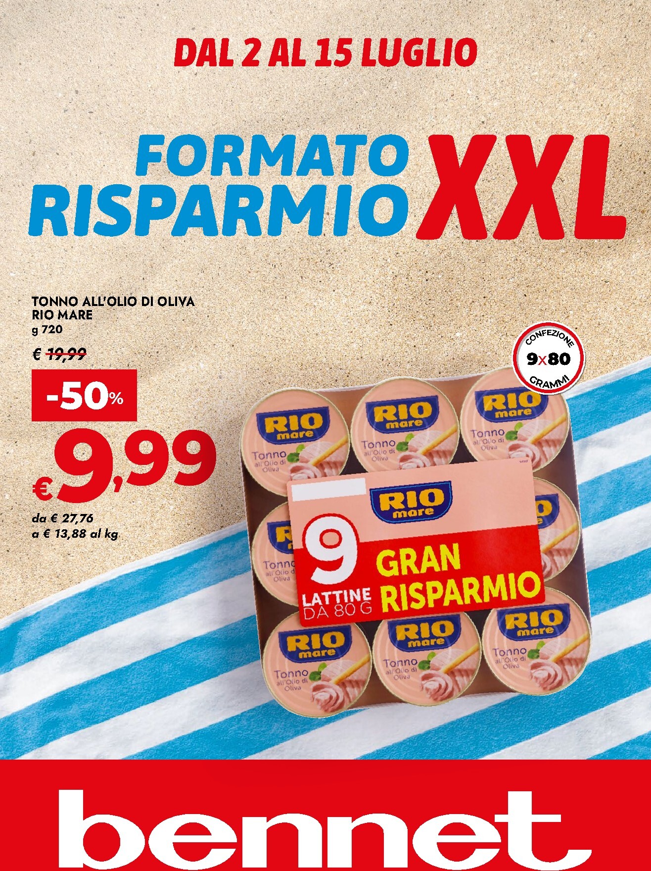 bennet - Volantino attuale di Bennet - FORMATO RISPARMIO XXL valido dal giovedì 02/07/2026 al mercoledì 15/07/2026
