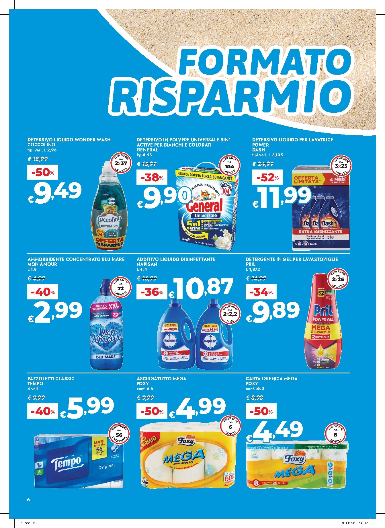 bennet - Volantino attuale di Bennet - FORMATO RISPARMIO XXL valido dal giovedì 02/07/2026 al mercoledì 15/07/2026 - page: 6