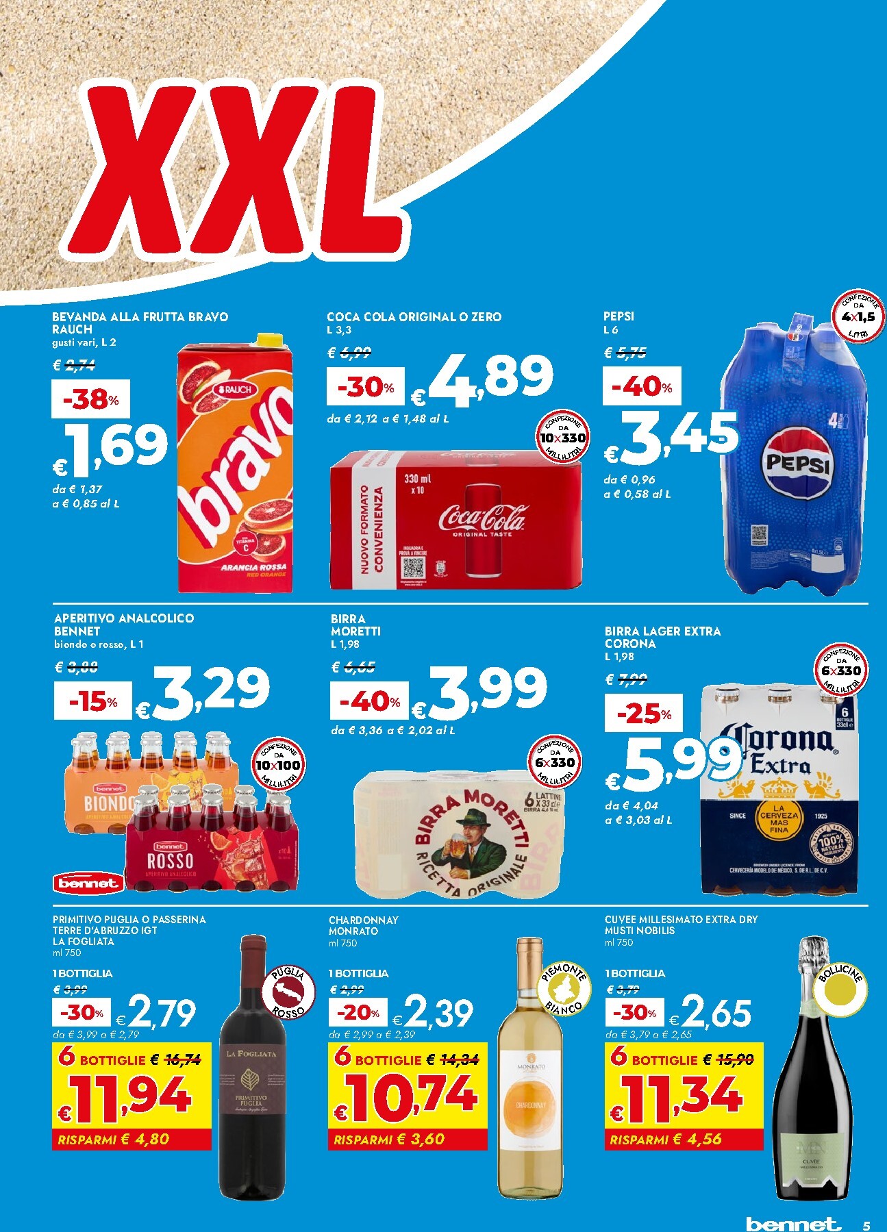 bennet - Volantino attuale di Bennet - FORMATO RISPARMIO XXL valido dal giovedì 02/07/2026 al mercoledì 15/07/2026 - page: 5
