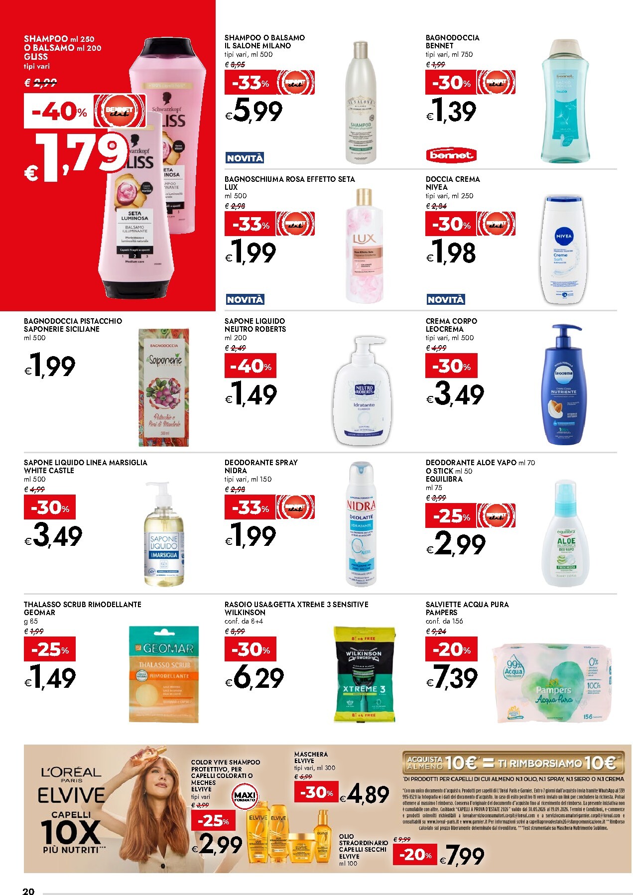 bennet - Volantino attuale di Bennet - FORMATO RISPARMIO XXL valido dal giovedì 02/07/2026 al mercoledì 15/07/2026 - page: 20