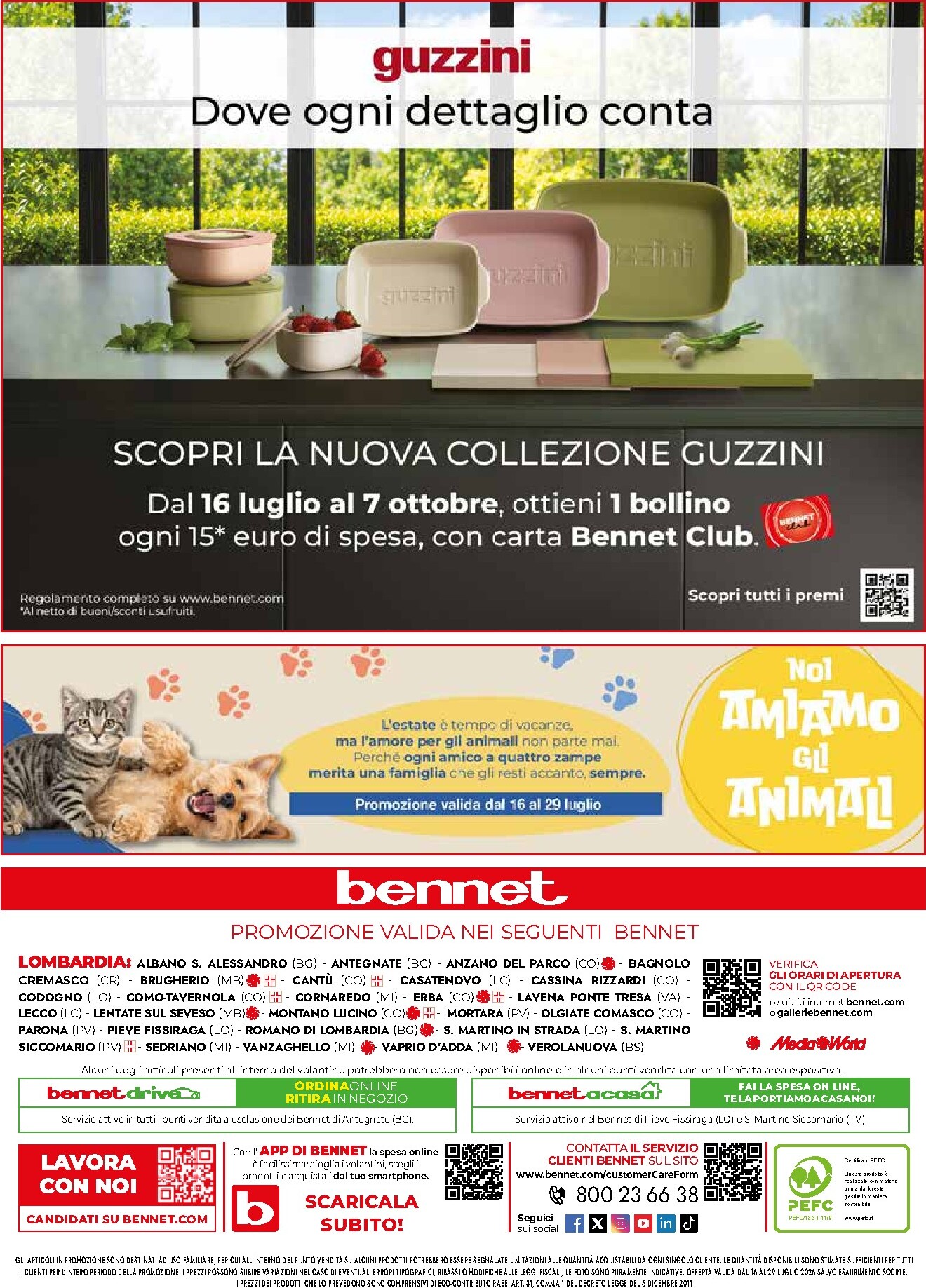 bennet - Volantino attuale di Bennet - SPACCAPREZZI valido dal giovedì 16/07/2026 al mercoledì 29/07/2026 - page: 40