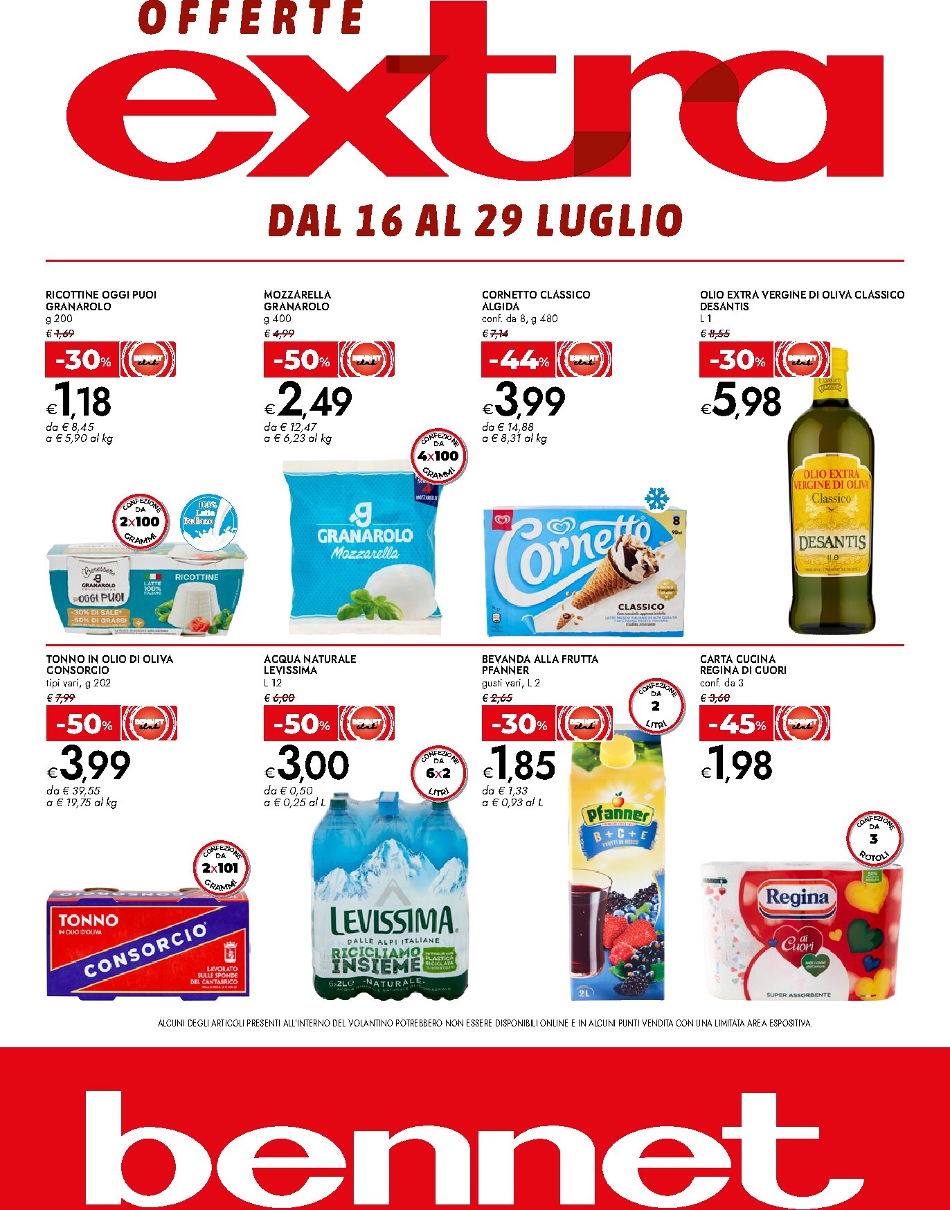 bennet - Volantino attuale di Bennet - Offerte Extra valido dal giovedì 16/07/2026 al mercoledì 29/07/2026