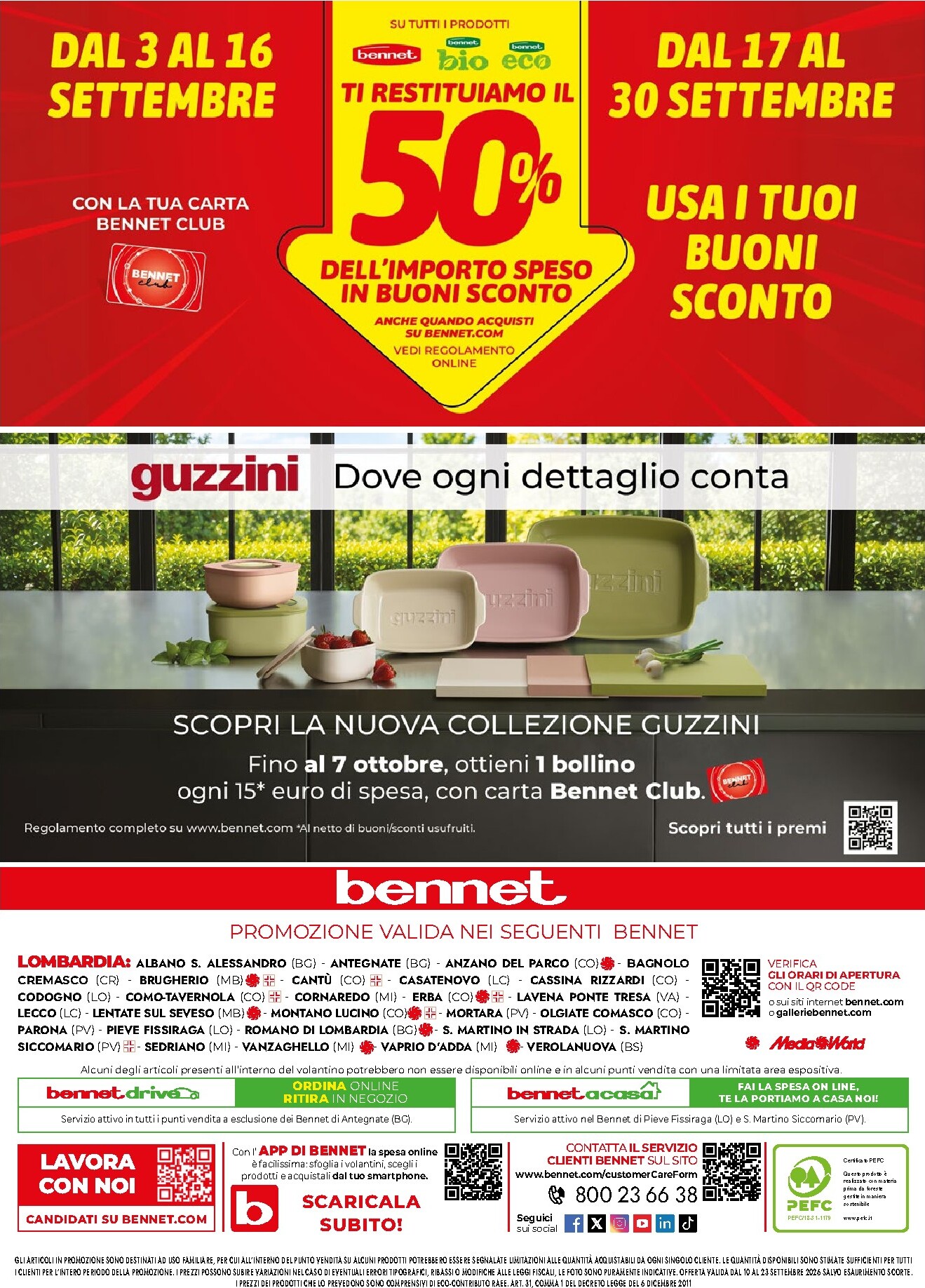bennet - Volantino attuale di Bennet valido dal giovedì 10/09/2026 al mercoledì 23/09/2026 - page: 36