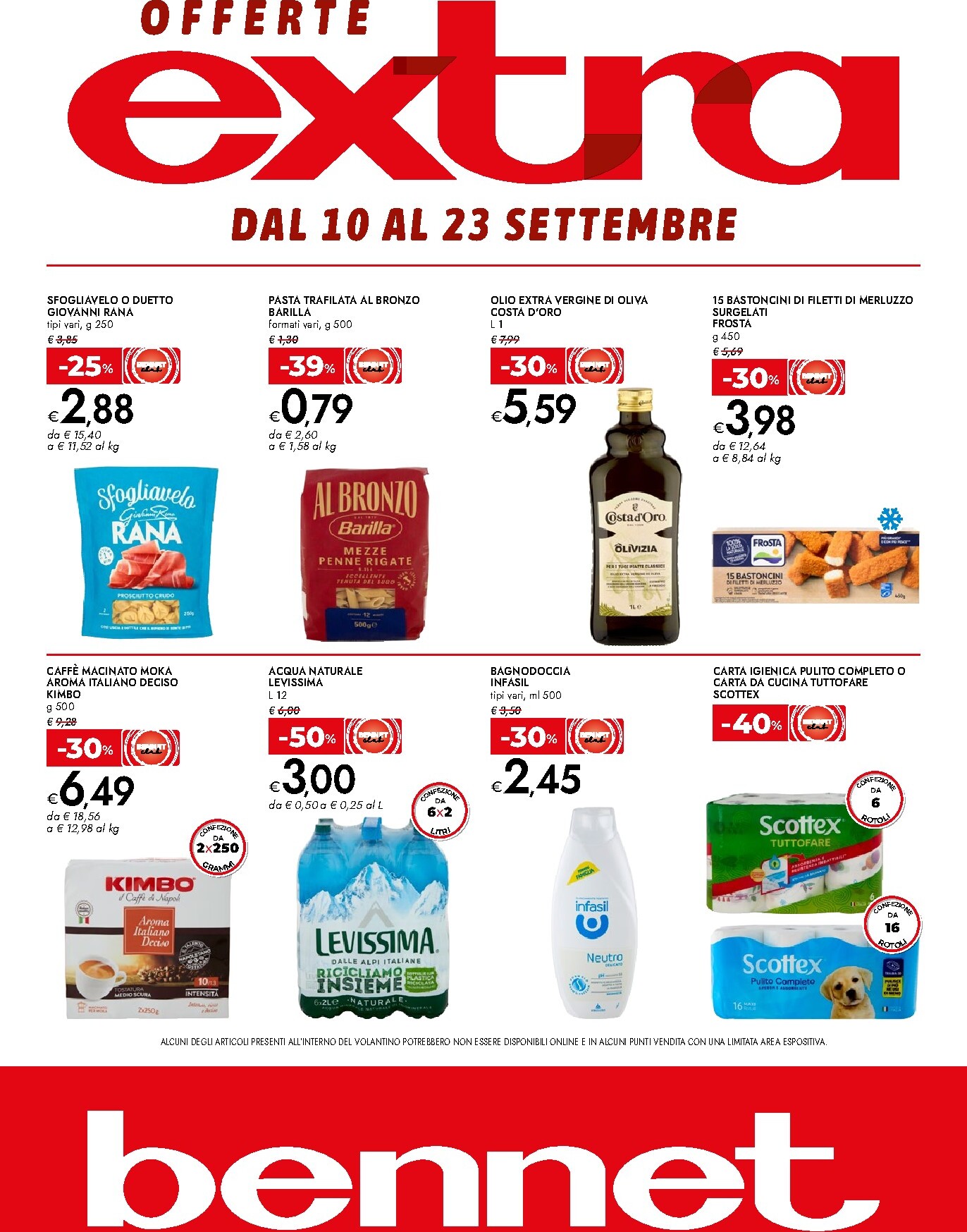 bennet - Volantino attuale di Bennet - Offerte Extra valido dal giovedì 10/09/2026 al mercoledì 23/09/2026