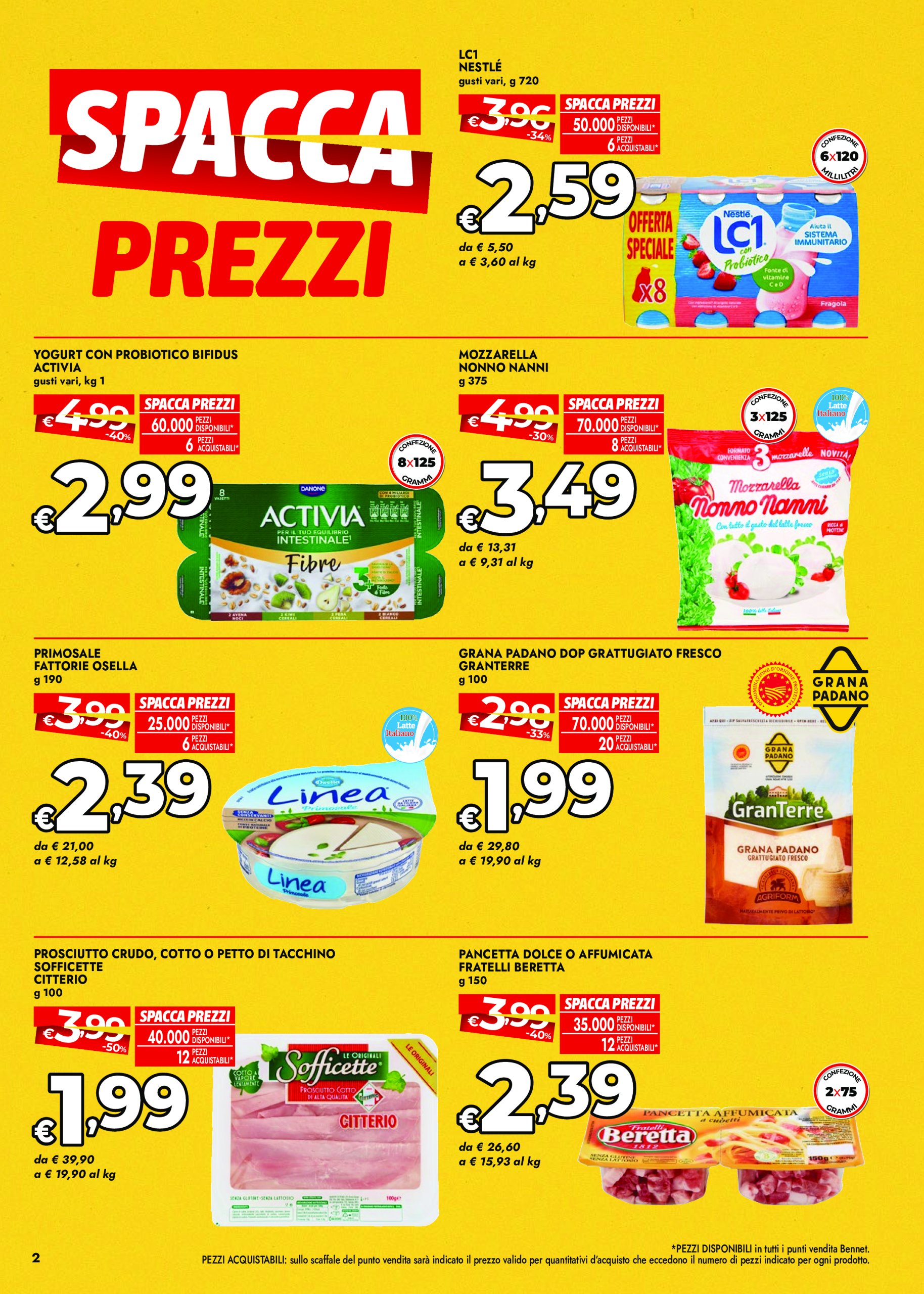 bennet - Volantino Bennet - Tutto + Dispensa valido dal 17/07 al 30/07 - page: 2