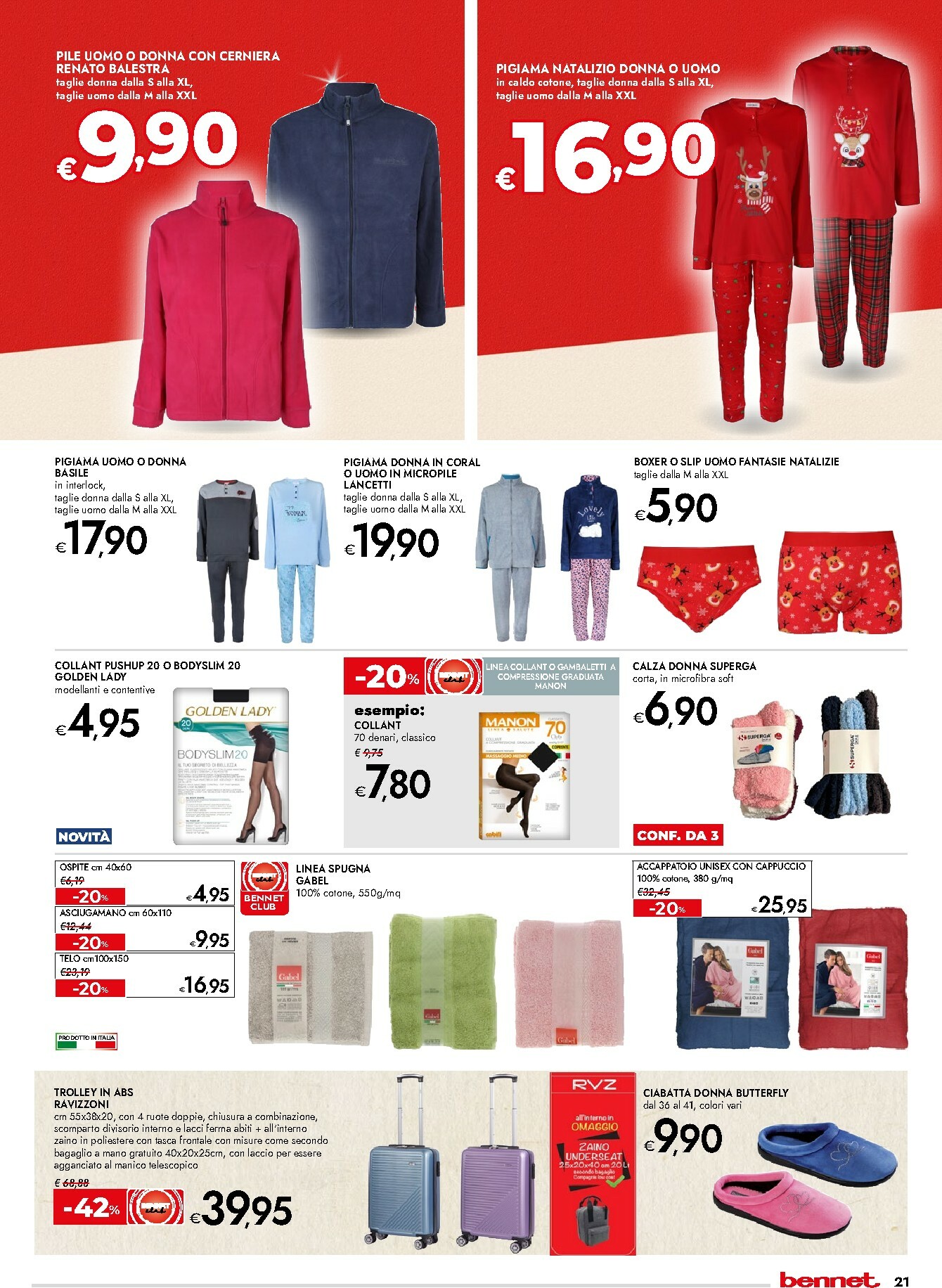 bennet - Volantino Bennet valido dal 04/12 al 14/12 - page: 21