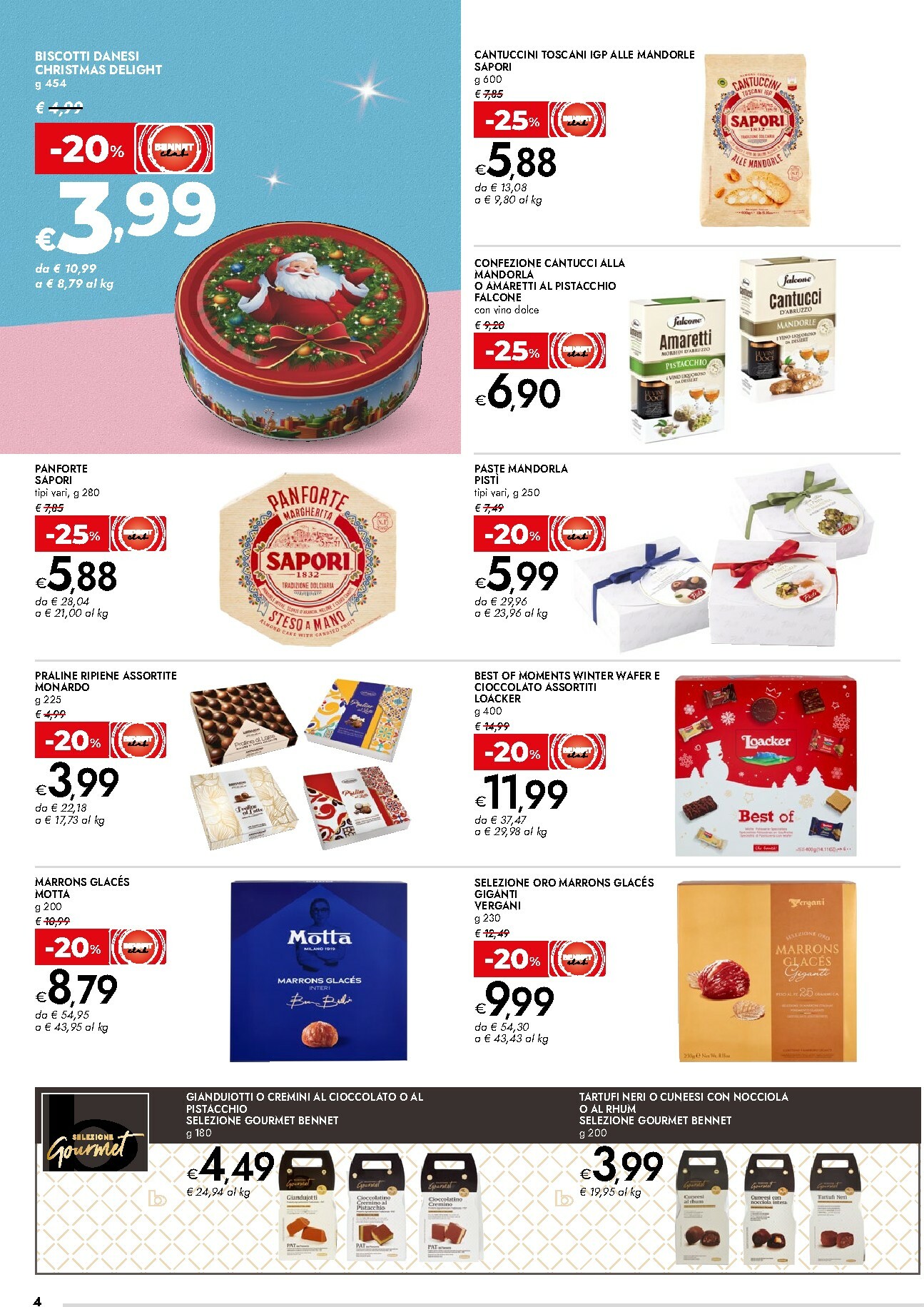 bennet - Volantino Bennet - Un Natale Gourmet valido dal 11/12 al 24/12 - page: 4