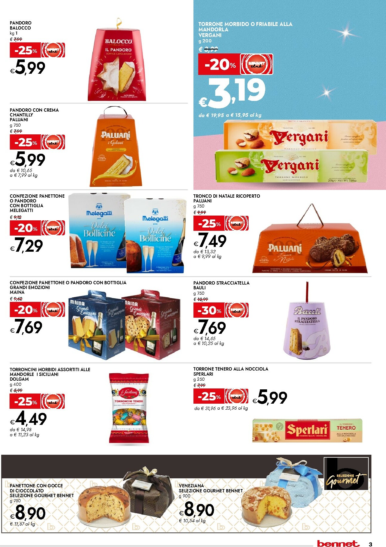 bennet - Volantino Bennet - Un Natale Gourmet valido dal 11/12 al 24/12 - page: 3
