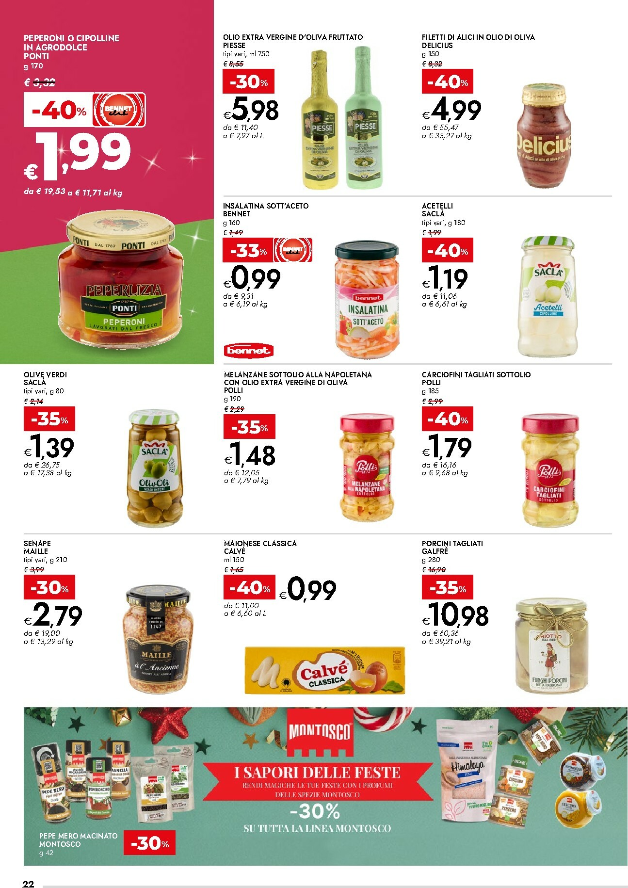 bennet - Volantino Bennet - Il Menu Delle Feste valido dal 18/12 al 31/12 - page: 22